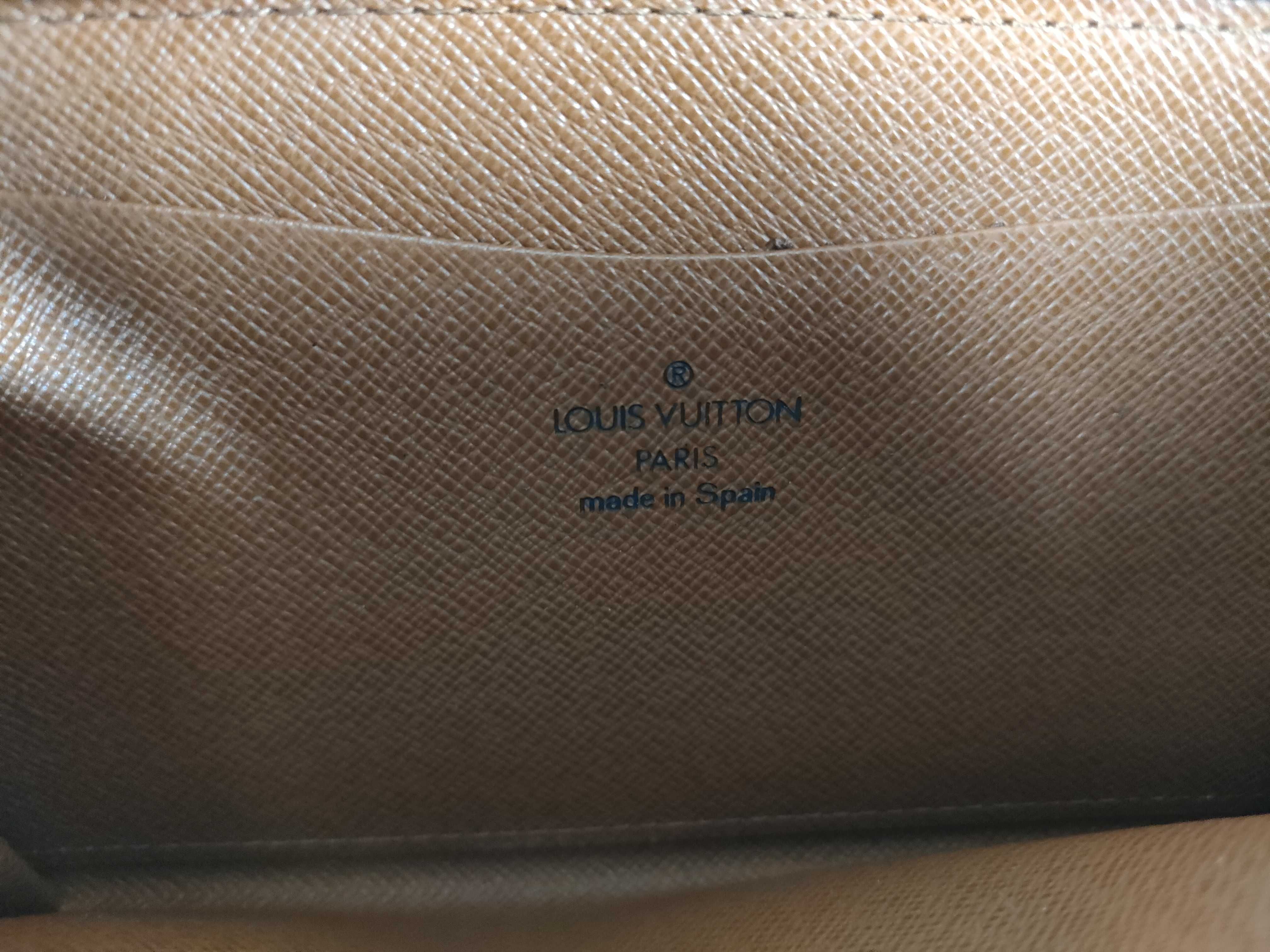Monogram Portemonnaie Zip Wallet M61727 Brown Round Zip Wallet — view 11