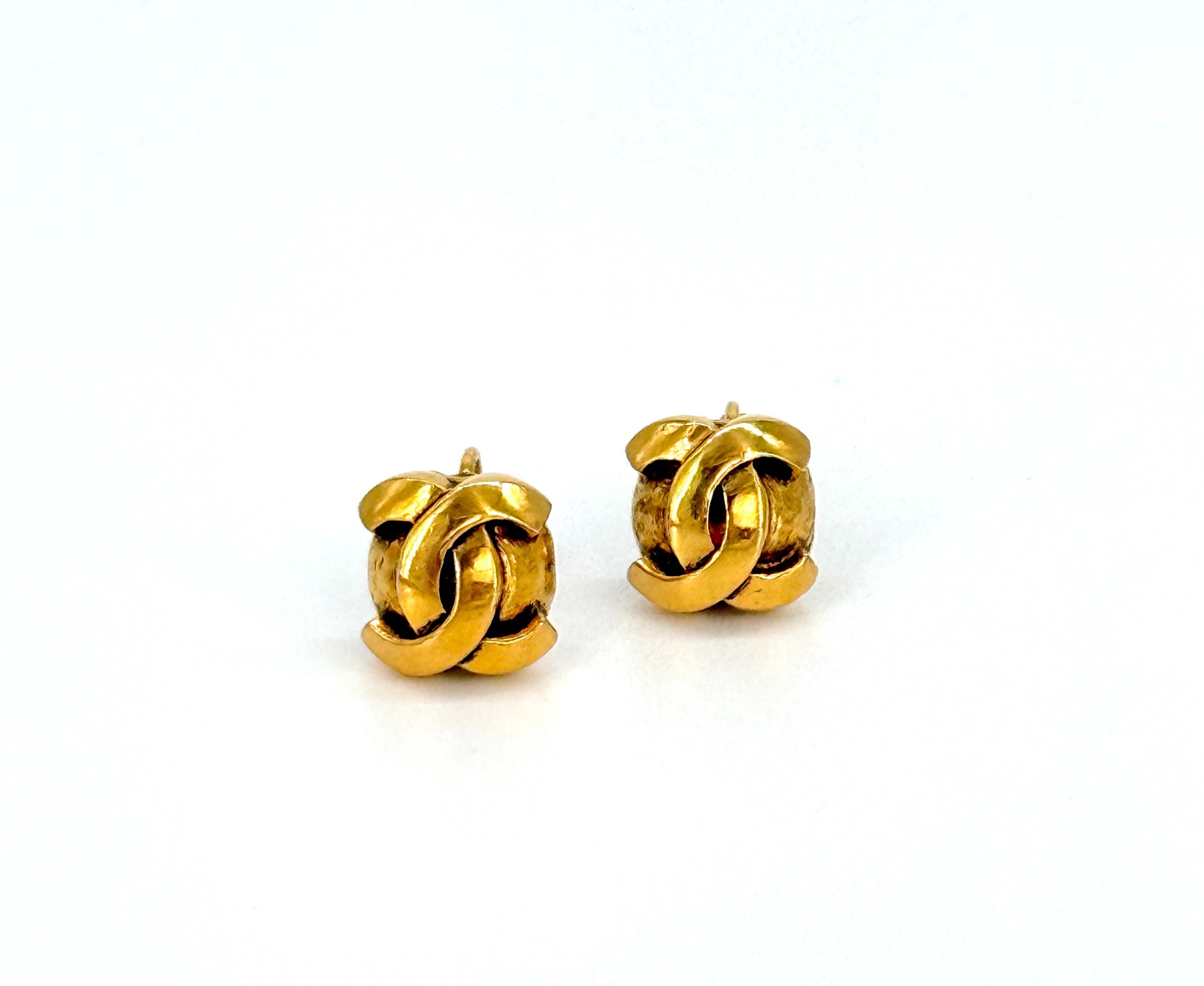 Coco Mark Gold (Precious Metal) Earrings — view 2