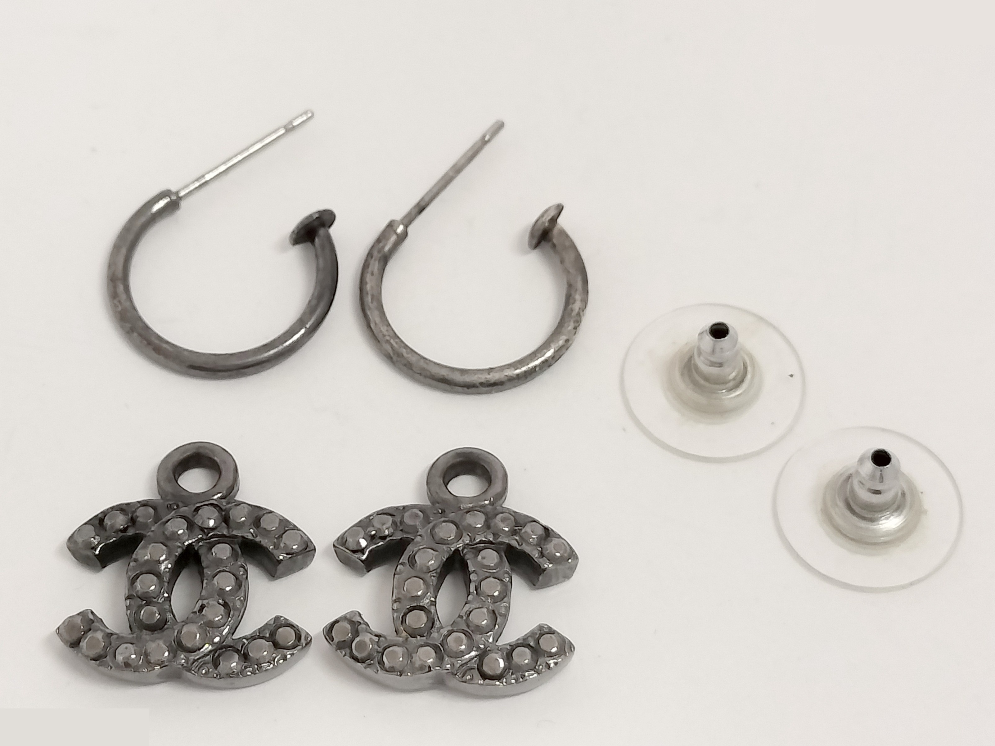 Coco studs silver earrings — view 2