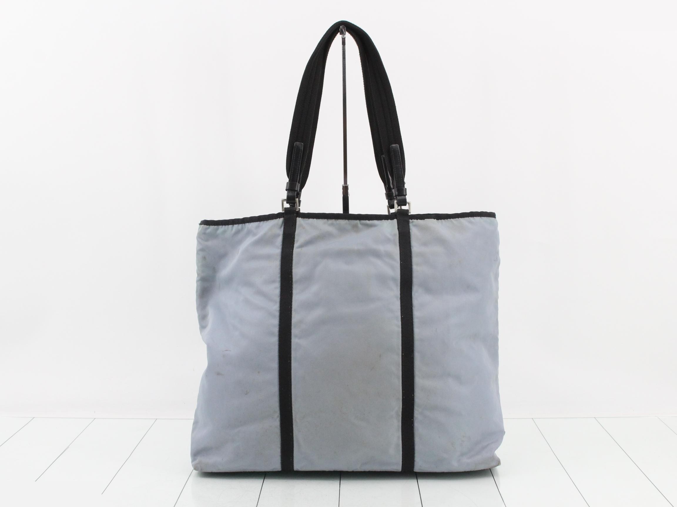 Tessuto Nylon x Leather Tote Bag with Pouch (Shoulder Bag) — view 2