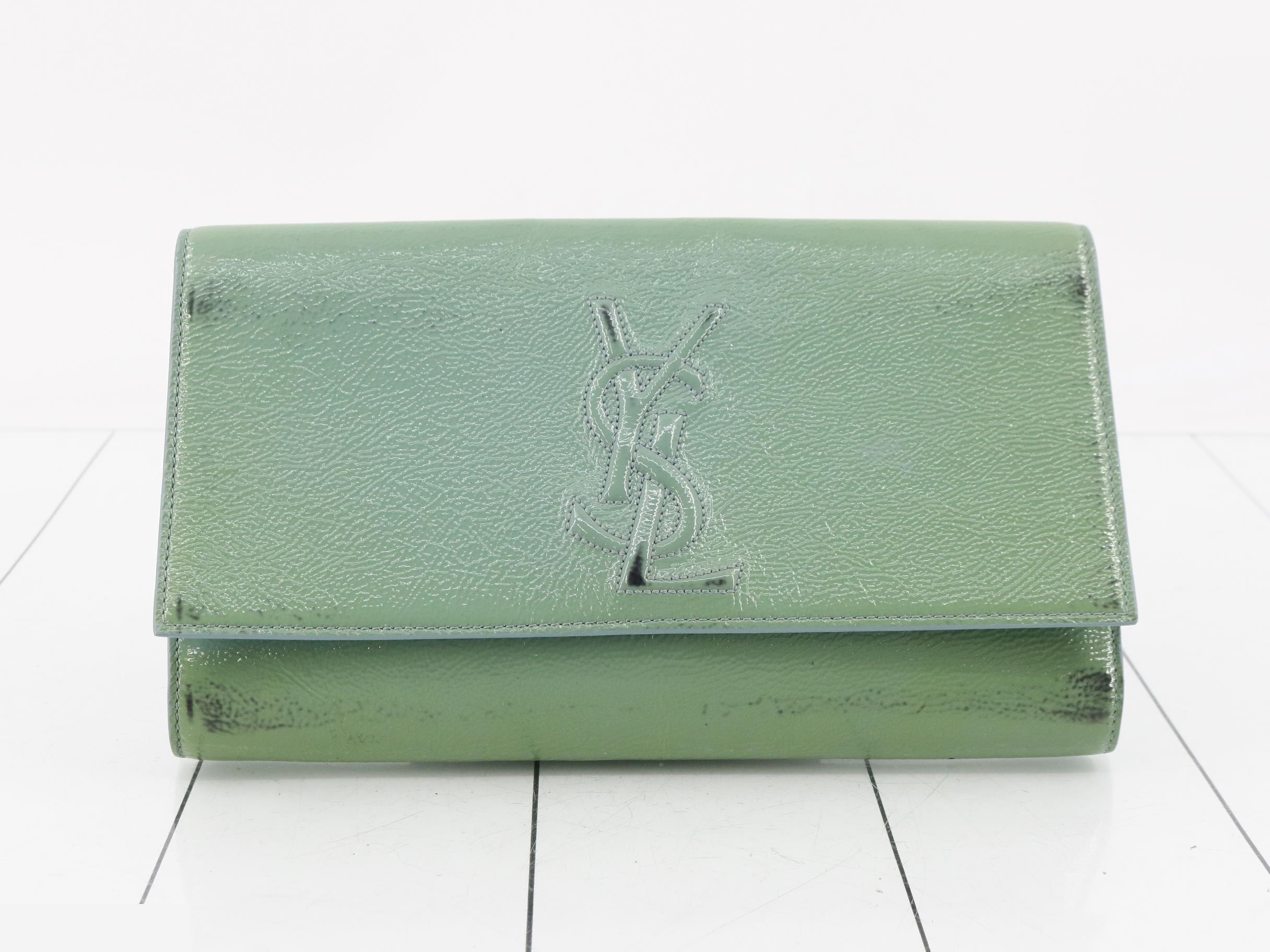 Clutch Pouch, Patent Leather