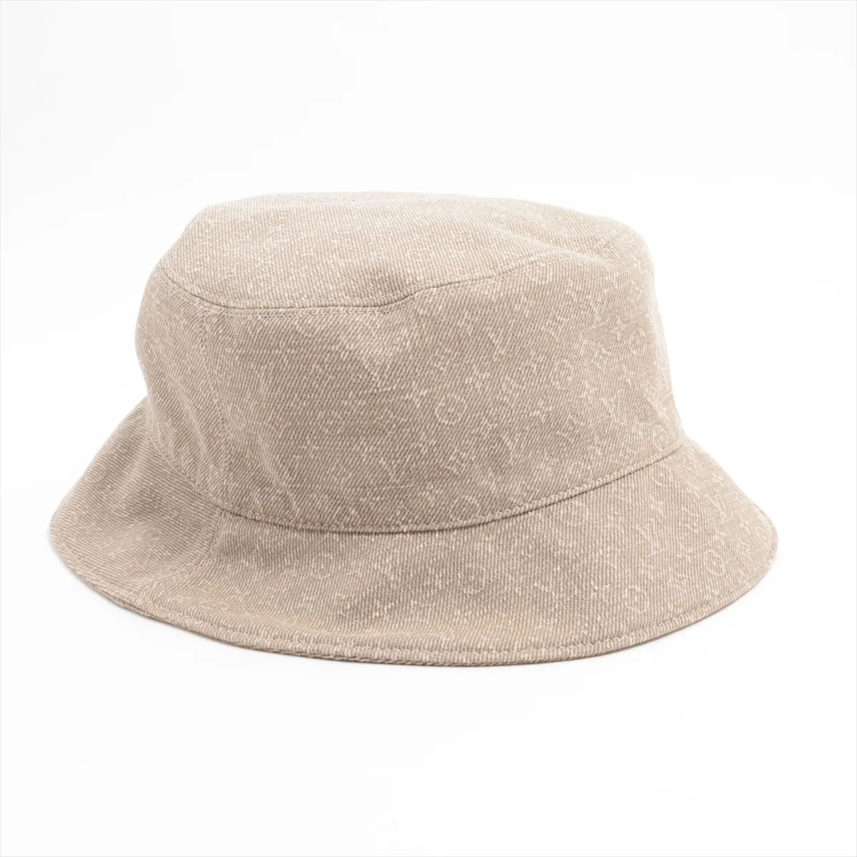 monogram hat fabric beige — view 2