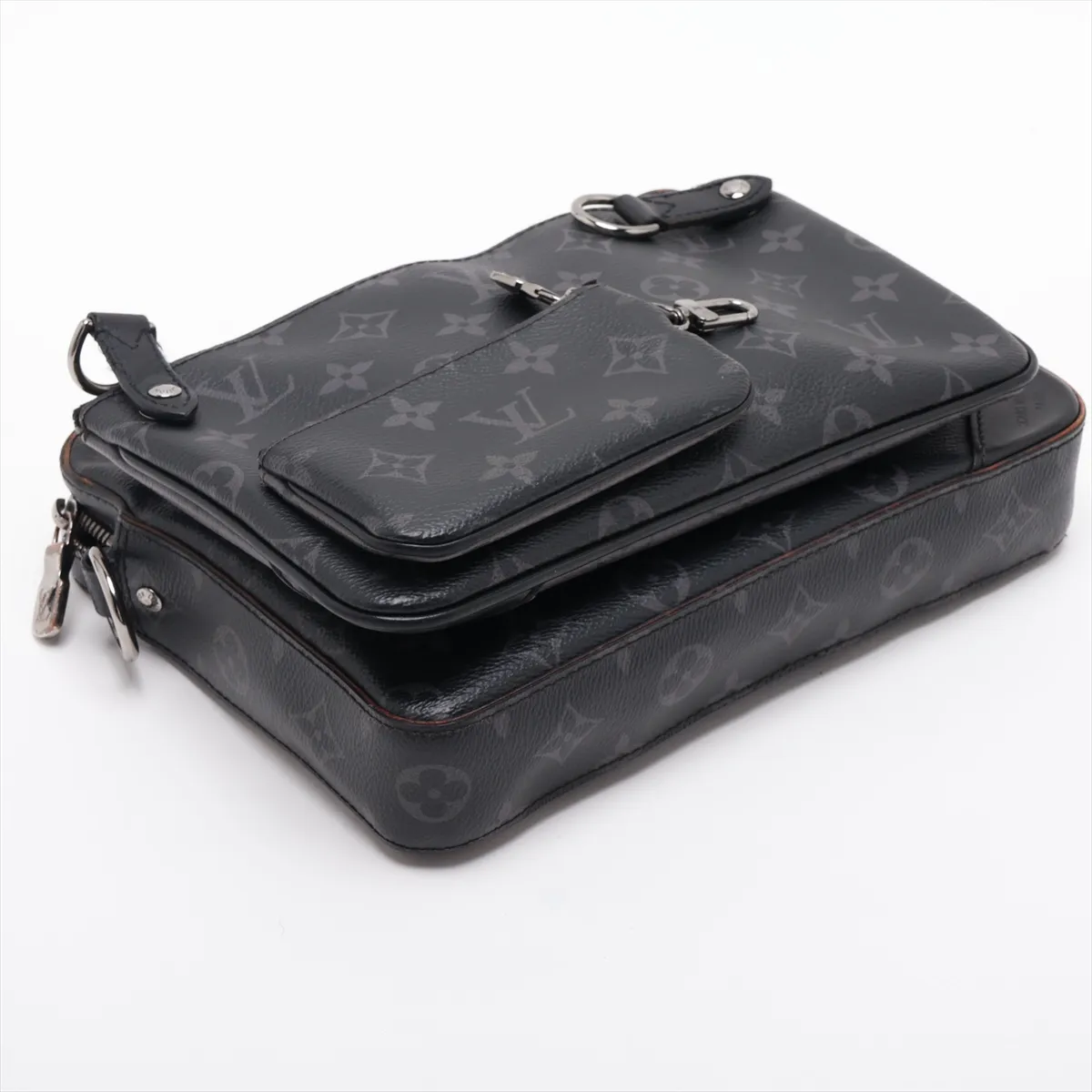 Monogram Eclipse Trio Messenger M69443 Black (RFID detected) — view 6