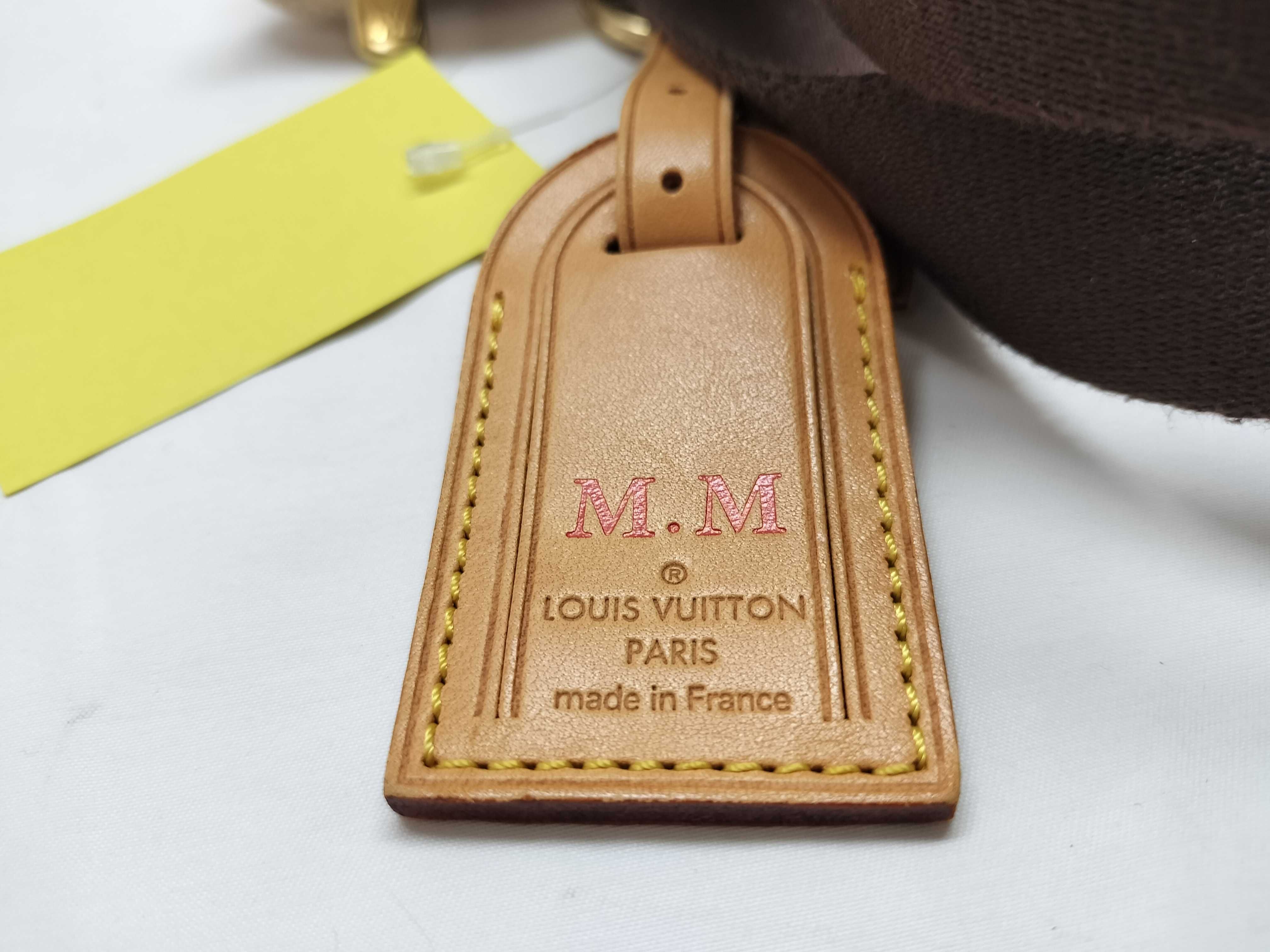 M40038 Antigua Cabas PM Handbag with Dust Bag and Initials — view 10