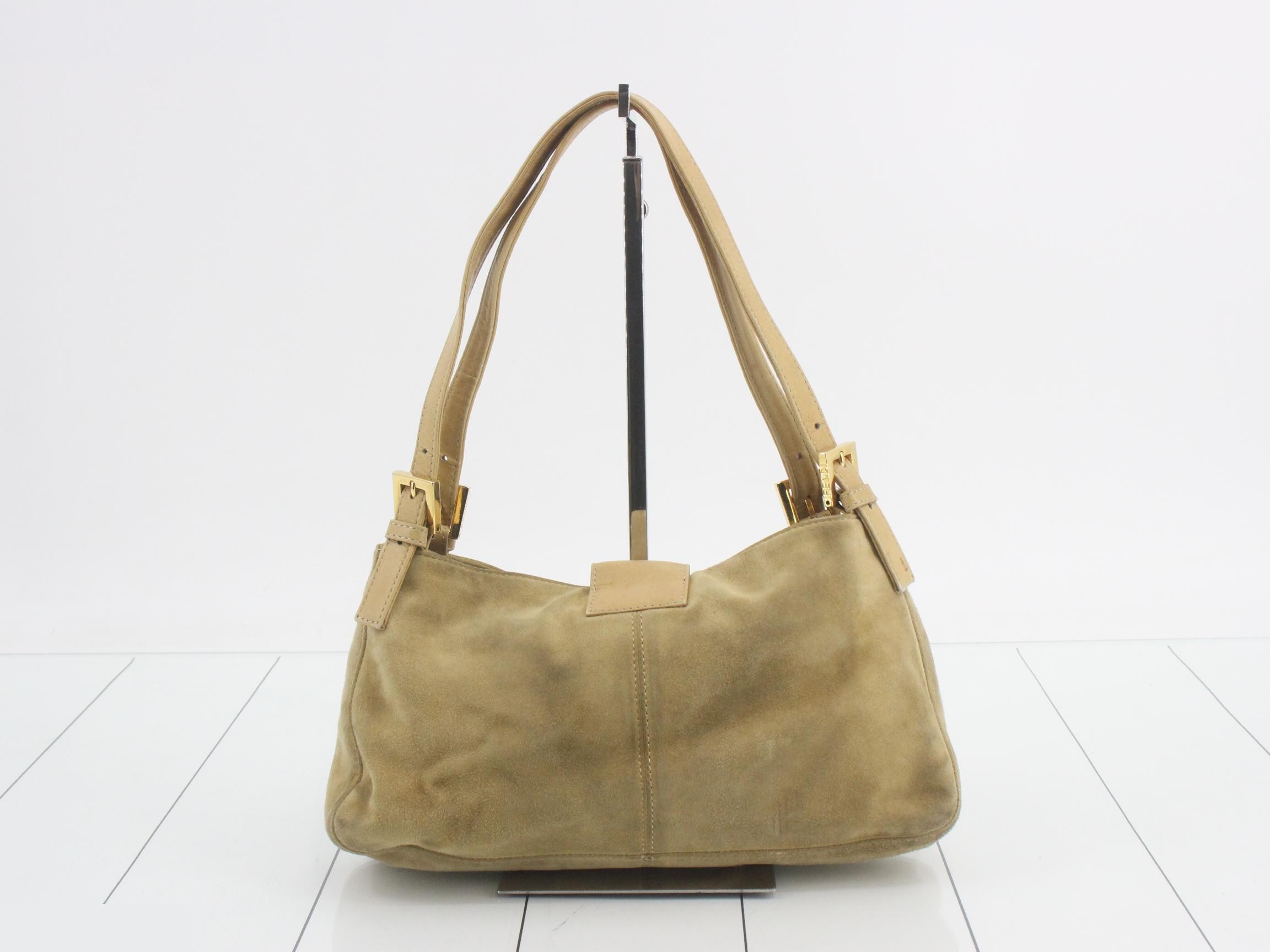 Mamma Baguette Suede Shoulder Bag — view 2