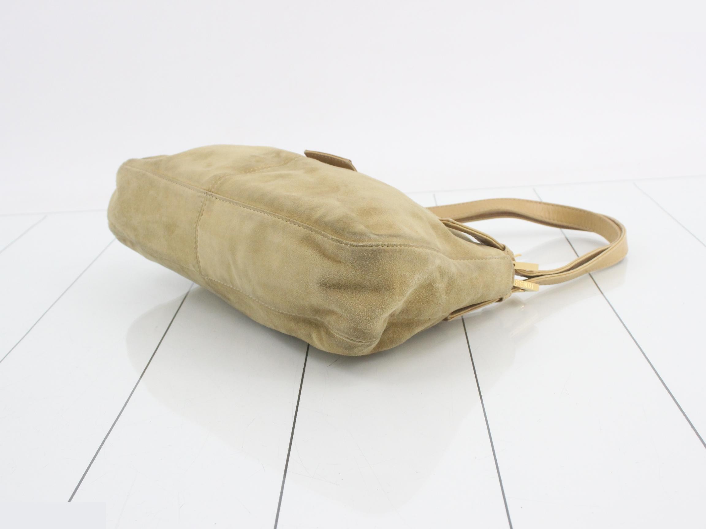 Mamma Baguette Suede Shoulder Bag — view 6