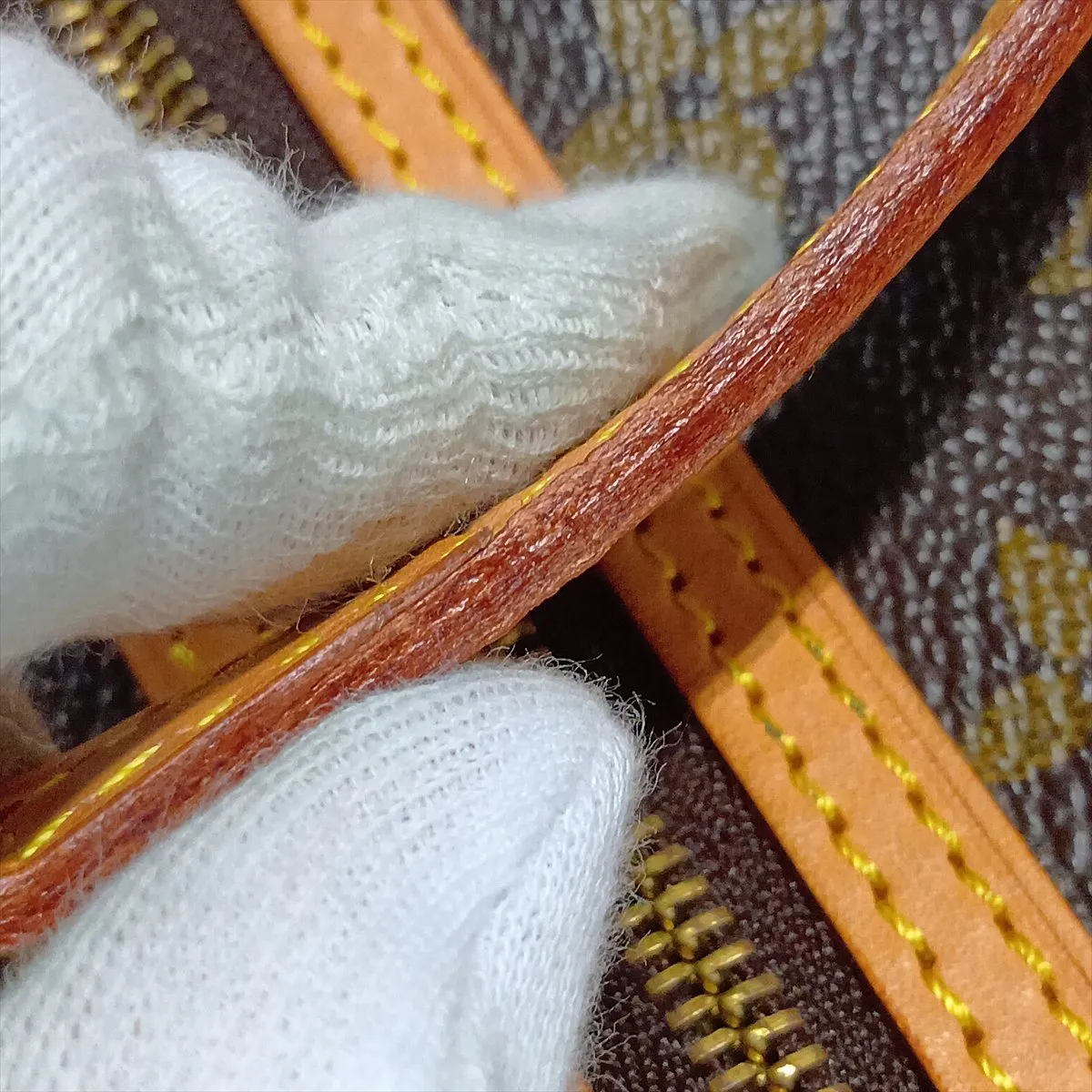 Monogram Cite MM M51182 SD0052 Brown, natural leather, various parts repaired by aftermarket parts. — view 13