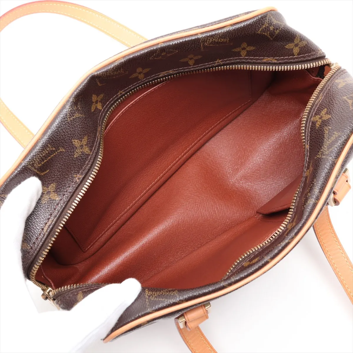 Monogram Cite MM M51182 SD0052 Brown, natural leather, various parts repaired by aftermarket parts. — view 7