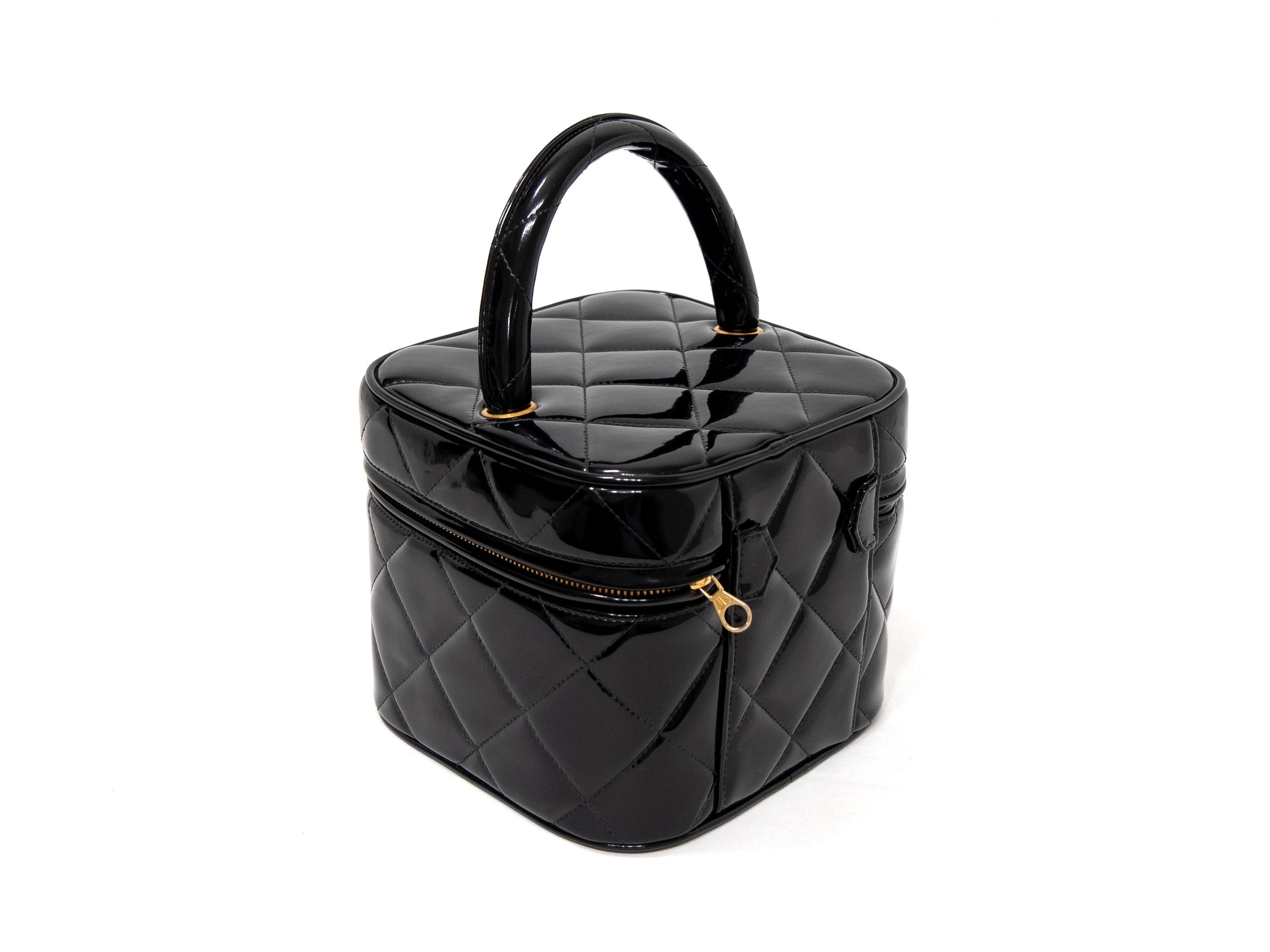 Patent leather vanity case — view 3
