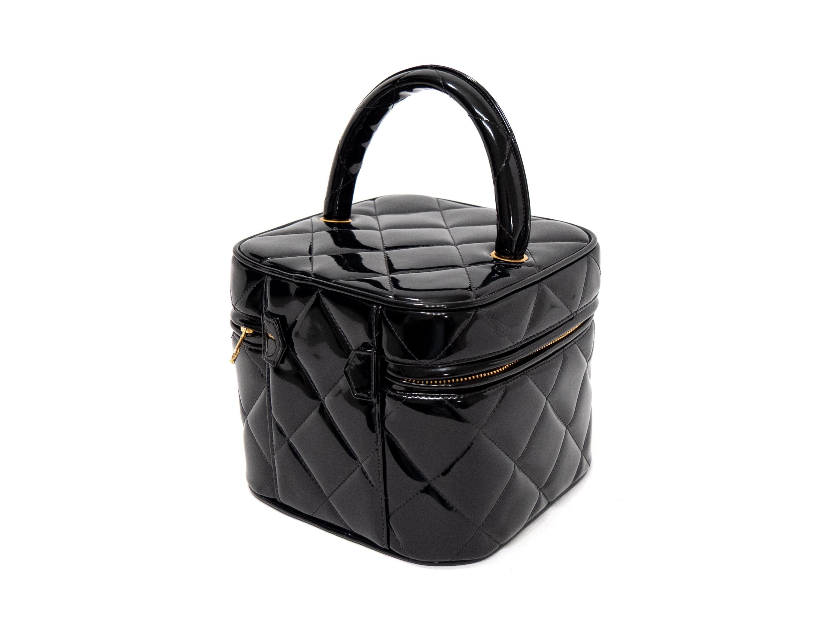 Patent leather vanity case — view 4