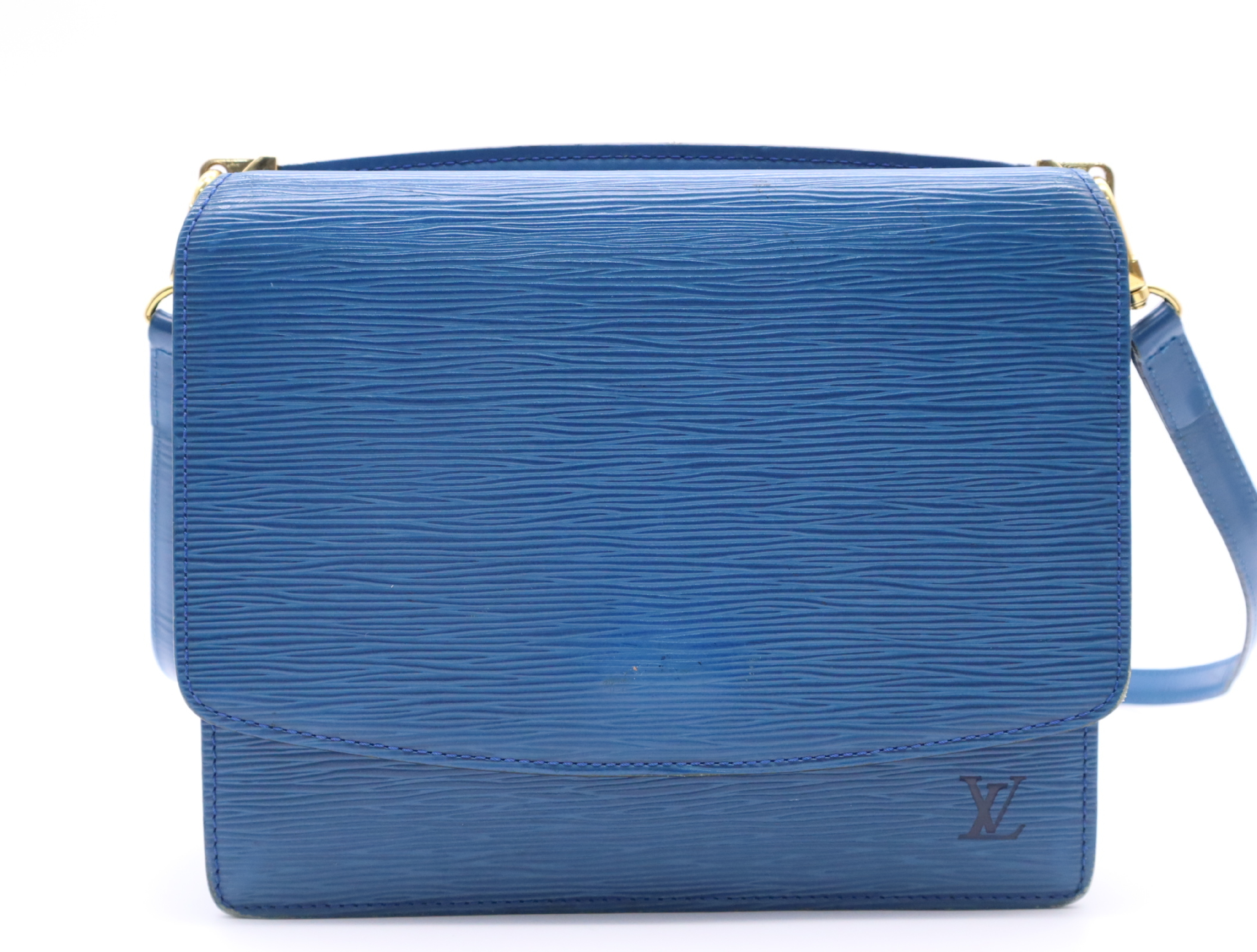 M52365 Epi Grenelle Toledo Blue Shoulder Bag with Shoulder Strap — view 2