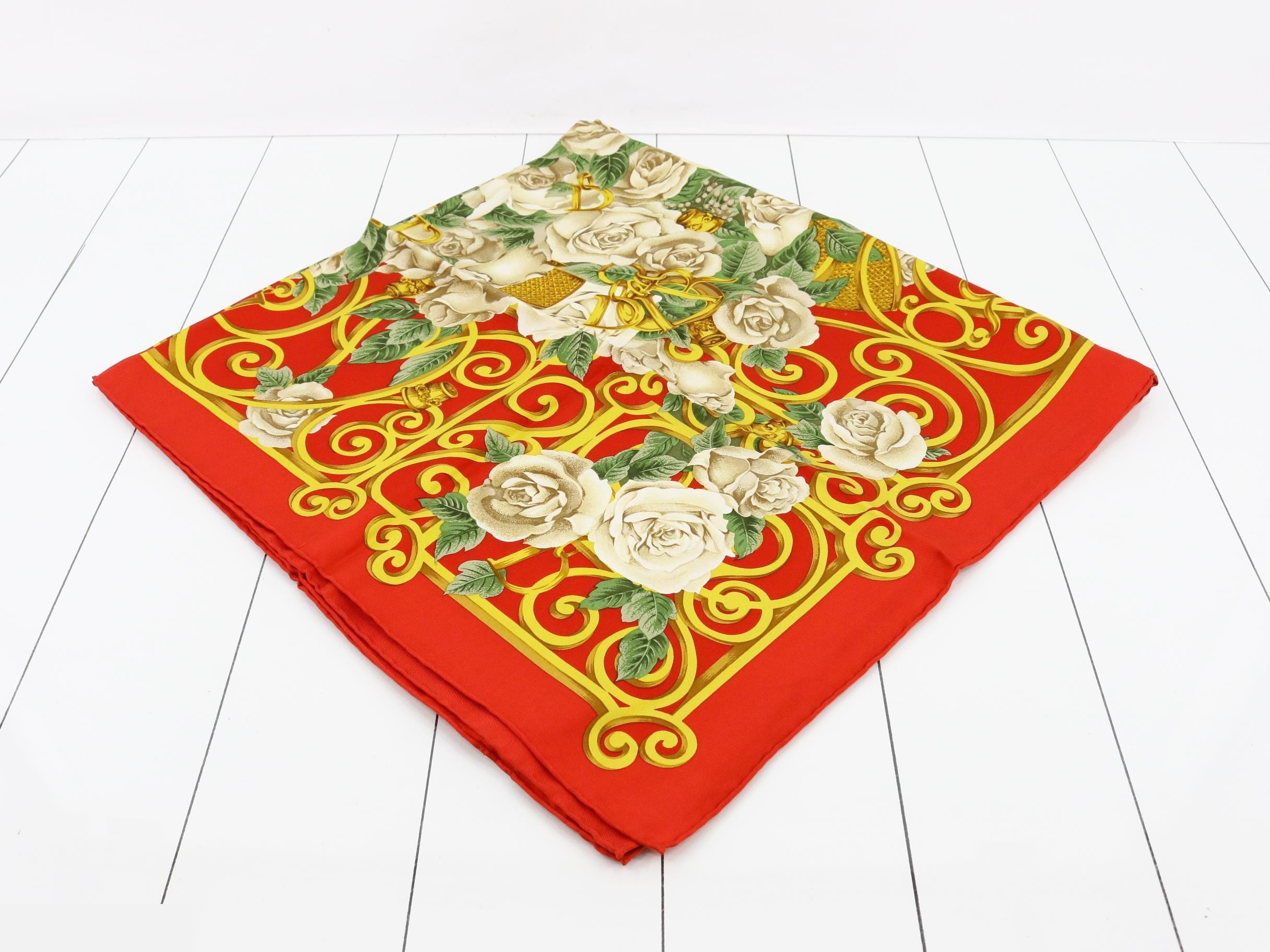 scarf, floral pattern, other lines, accessories, scarves. — view 2