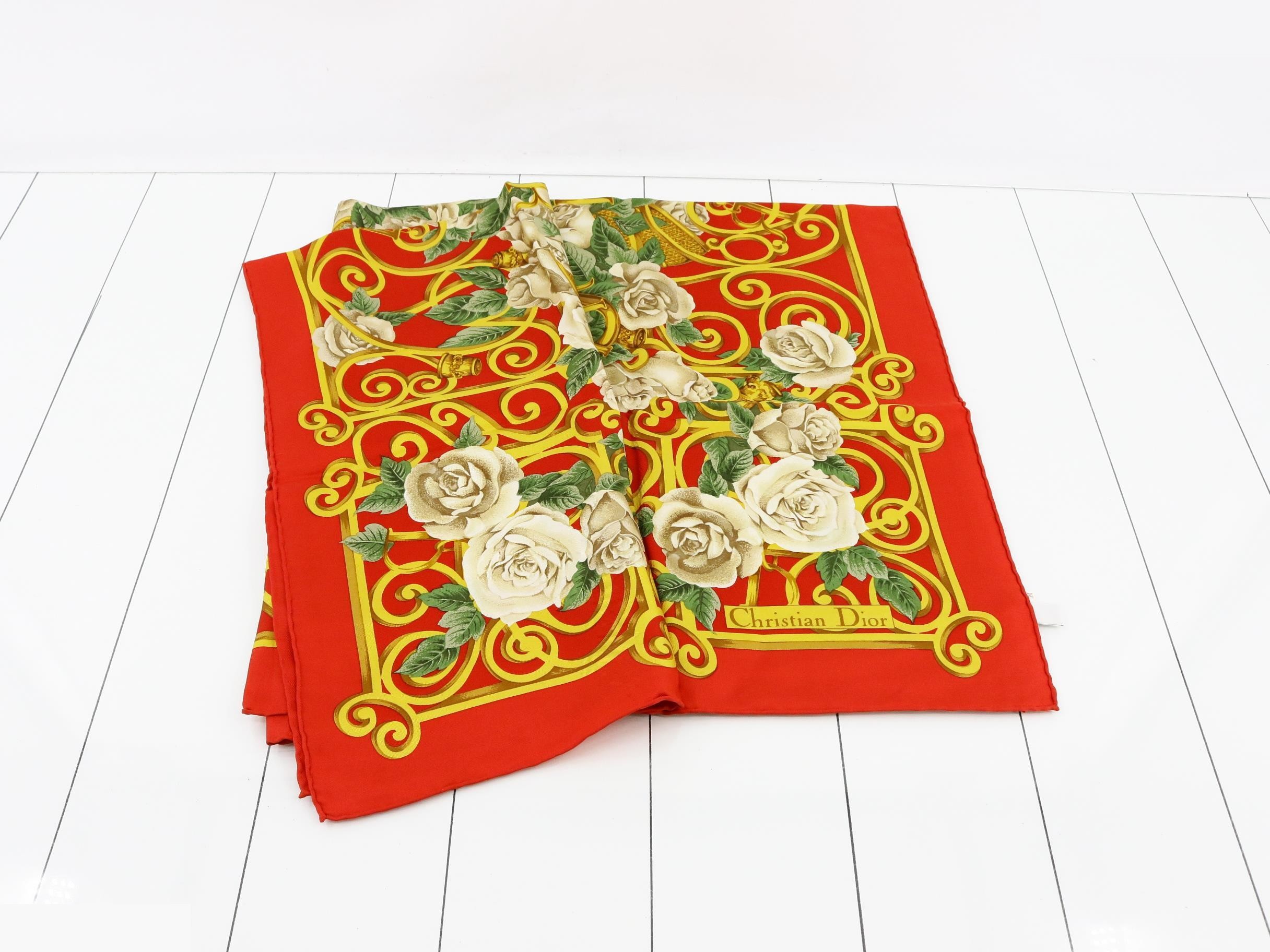 scarf, floral pattern, other lines, accessories, scarves. — view 3