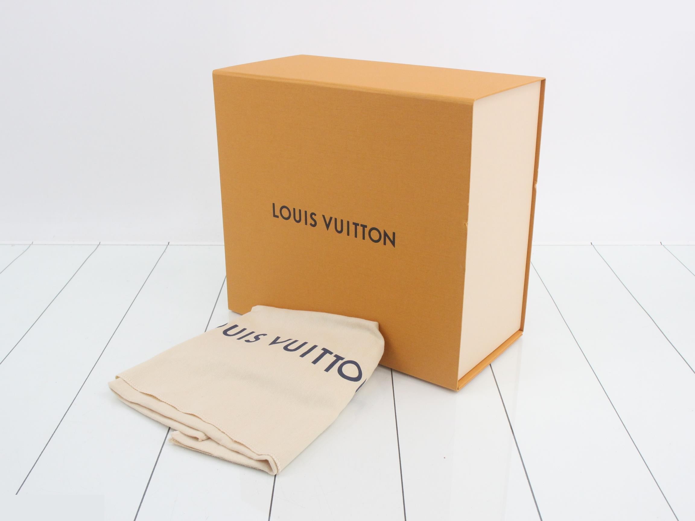 Logo x Leather Shopper Tote MINI Orange x Blue — view 7