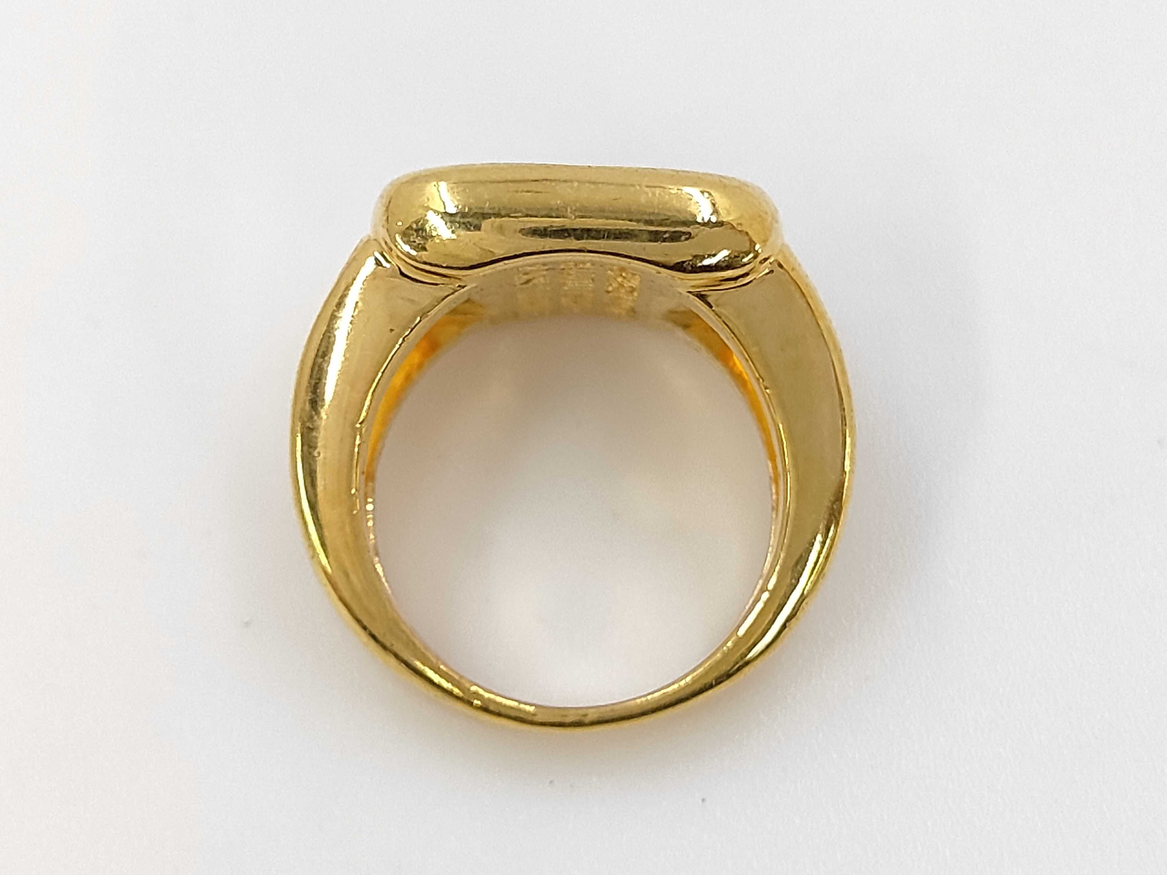 Corozo Gold Ring — view 5