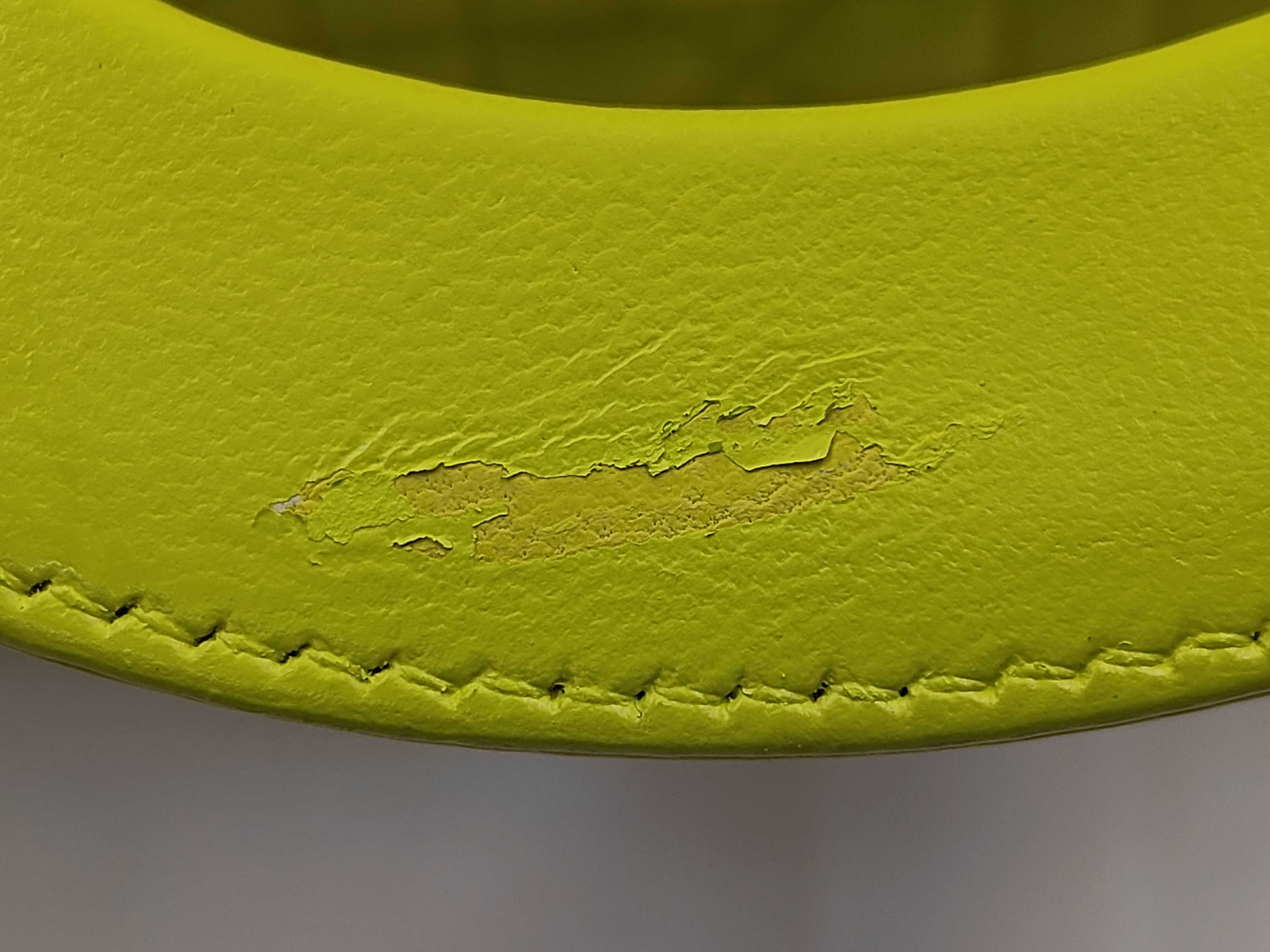 Lady Dior Yellow Lambskin 3-Compartment Handbag — view 13