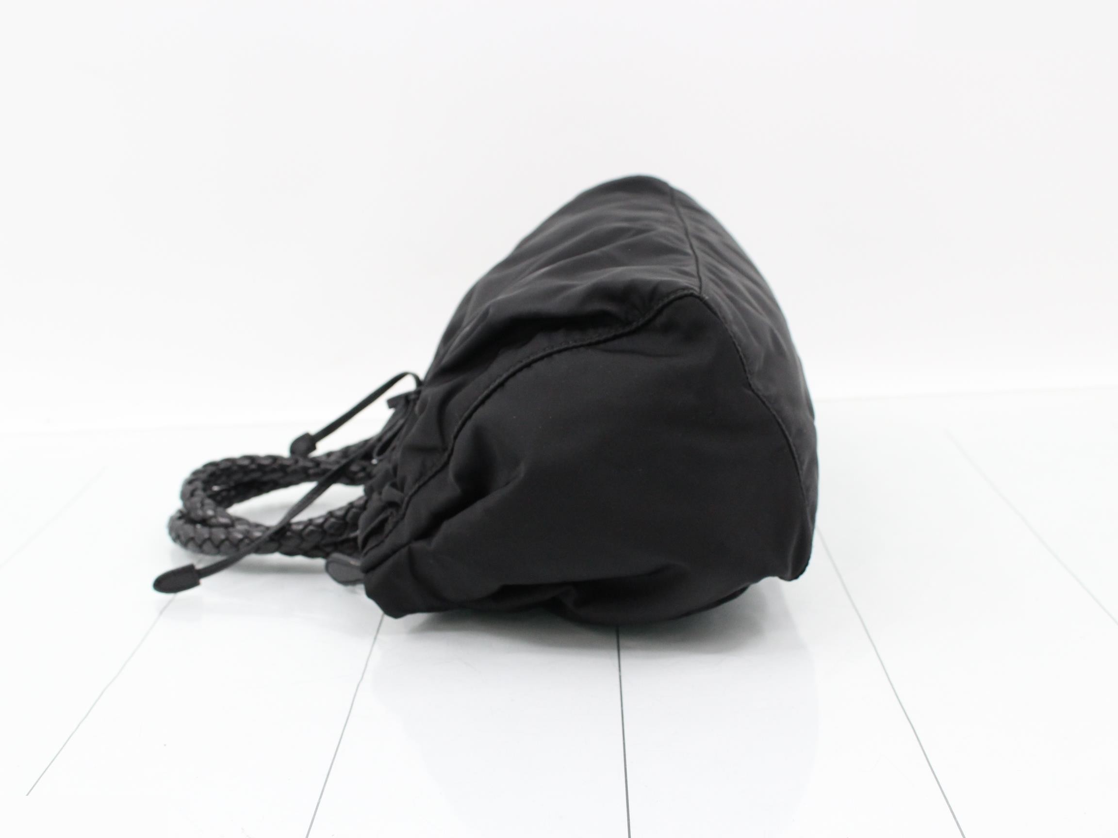 2WAY handbag nylon/leather black — view 4