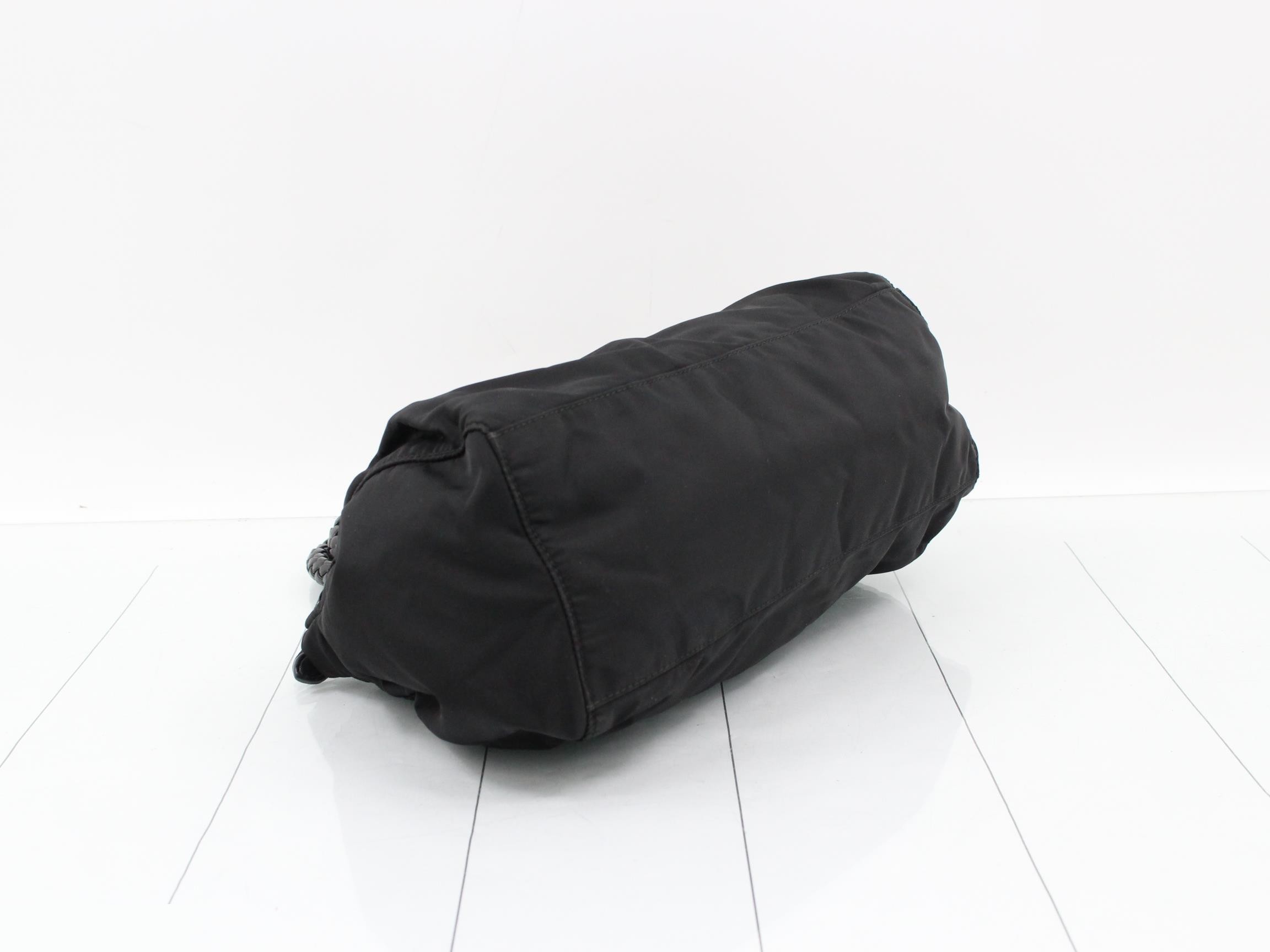 2WAY handbag nylon/leather black — view 5