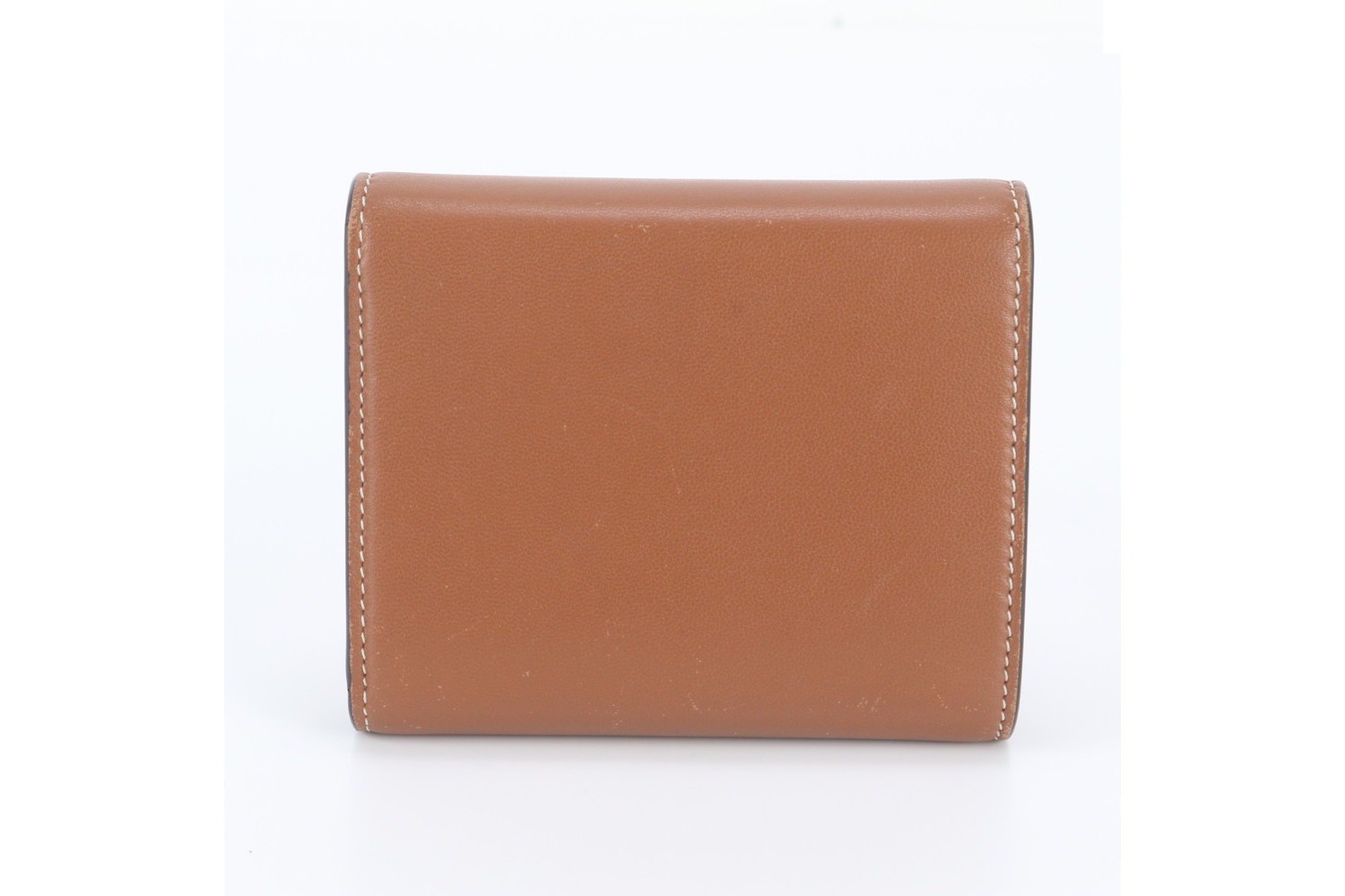 Triomphe Small Flap Wallet Leather Tri-fold Wallet — view 2
