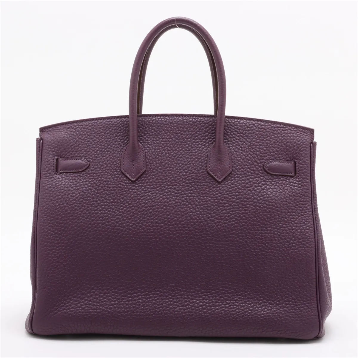 [Individually packaged] Hermes Birkin 35 Retourne Fjord Cassis Silver Hardware O: 2011 — view 2