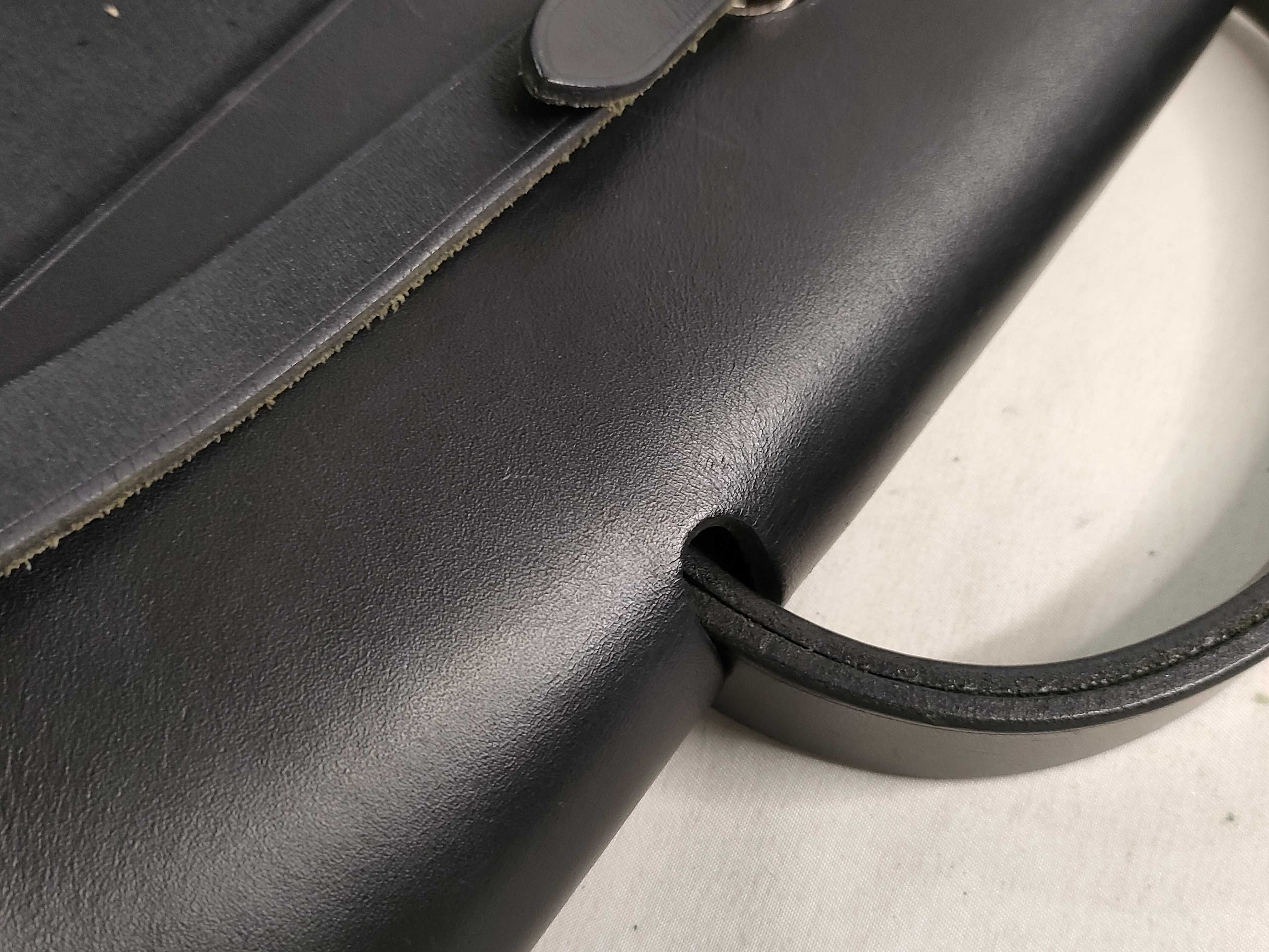 Herbag MM Toile Officier x Vache Hunter Black Silver Hardware C: 1999 Handbag — view 5