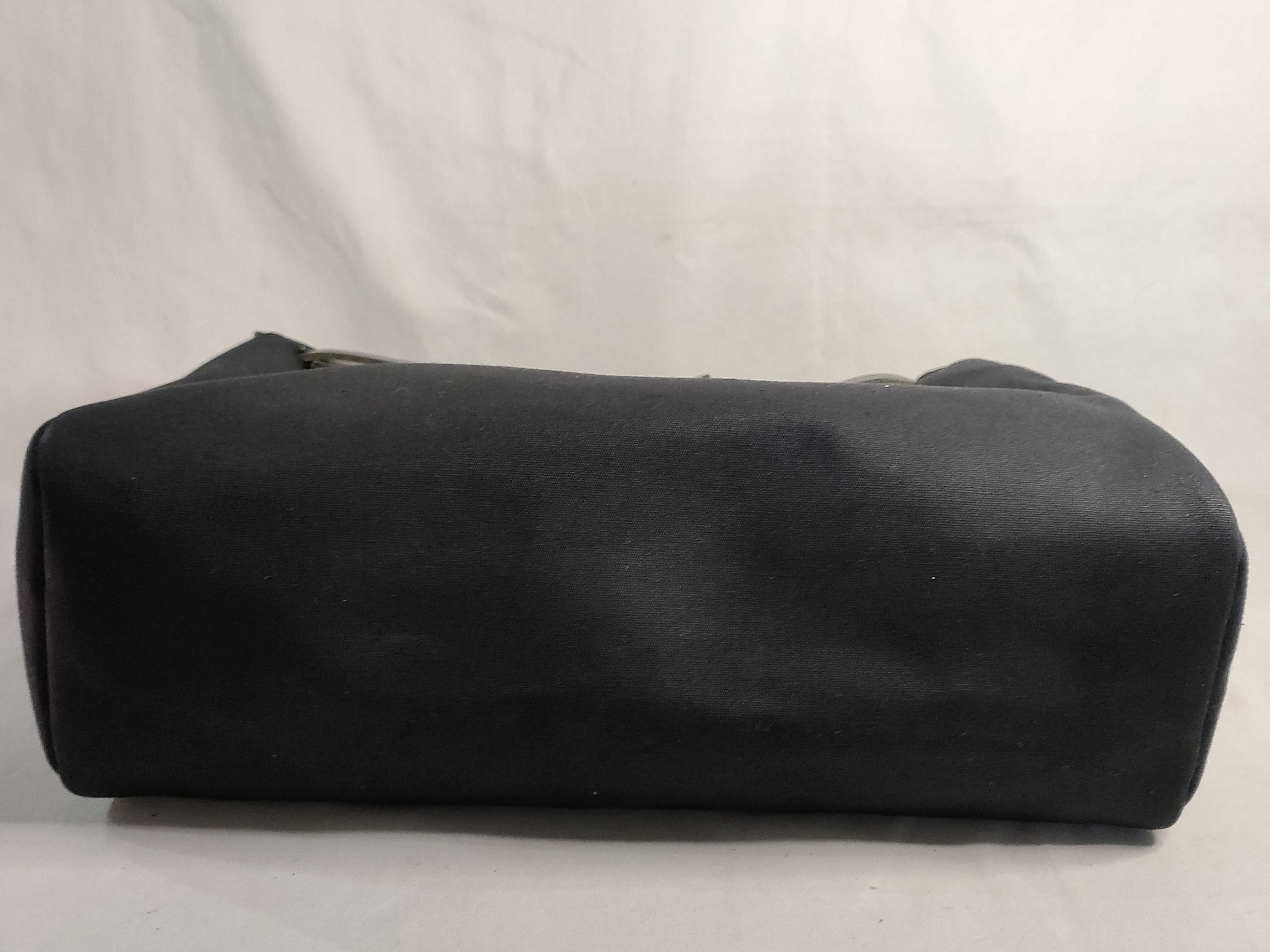 Herbag MM Toile Officier x Vache Hunter Black Silver Hardware C: 1999 Handbag — view 7