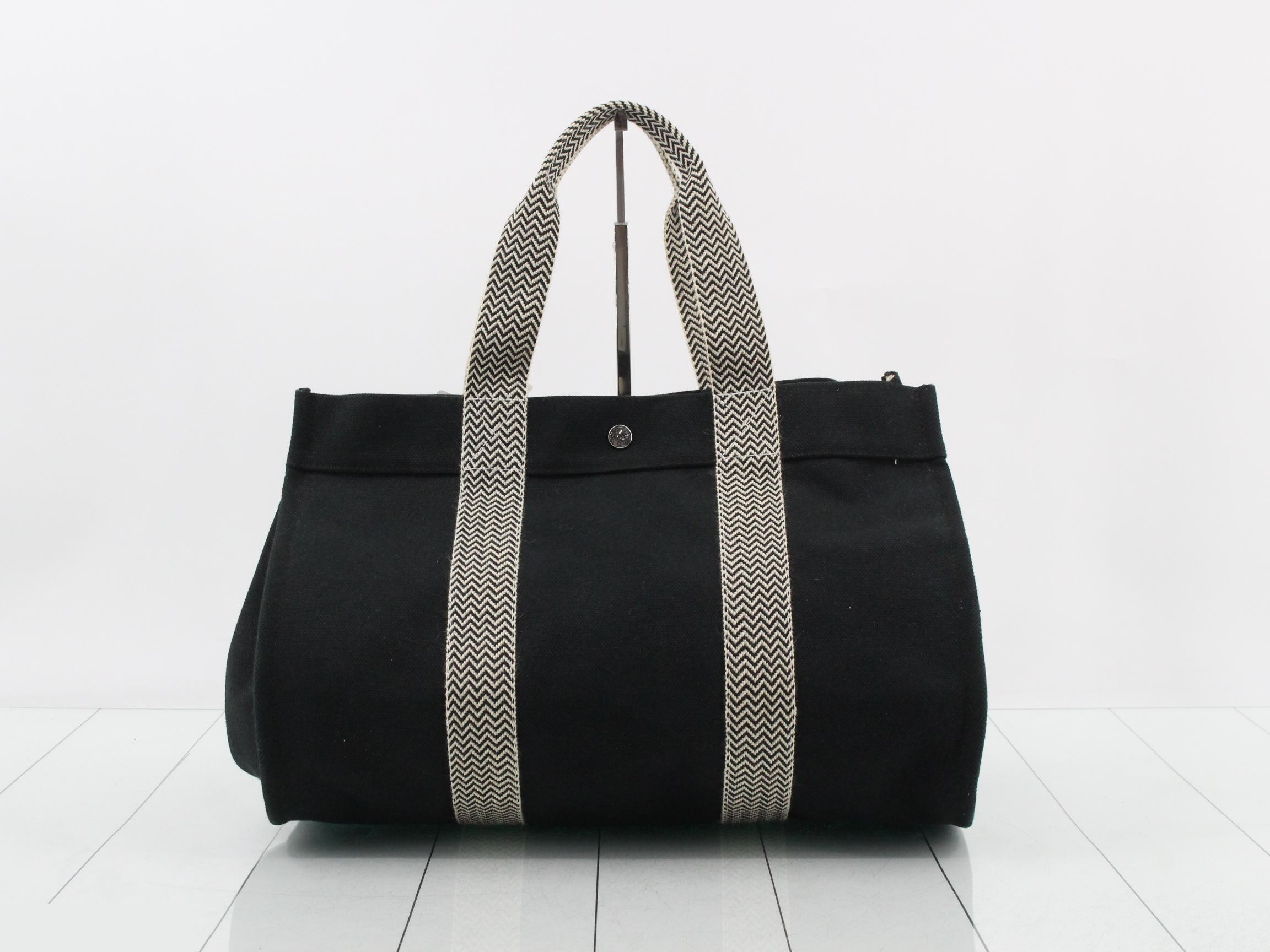 Hermès Cannes Black Canvas — view 2