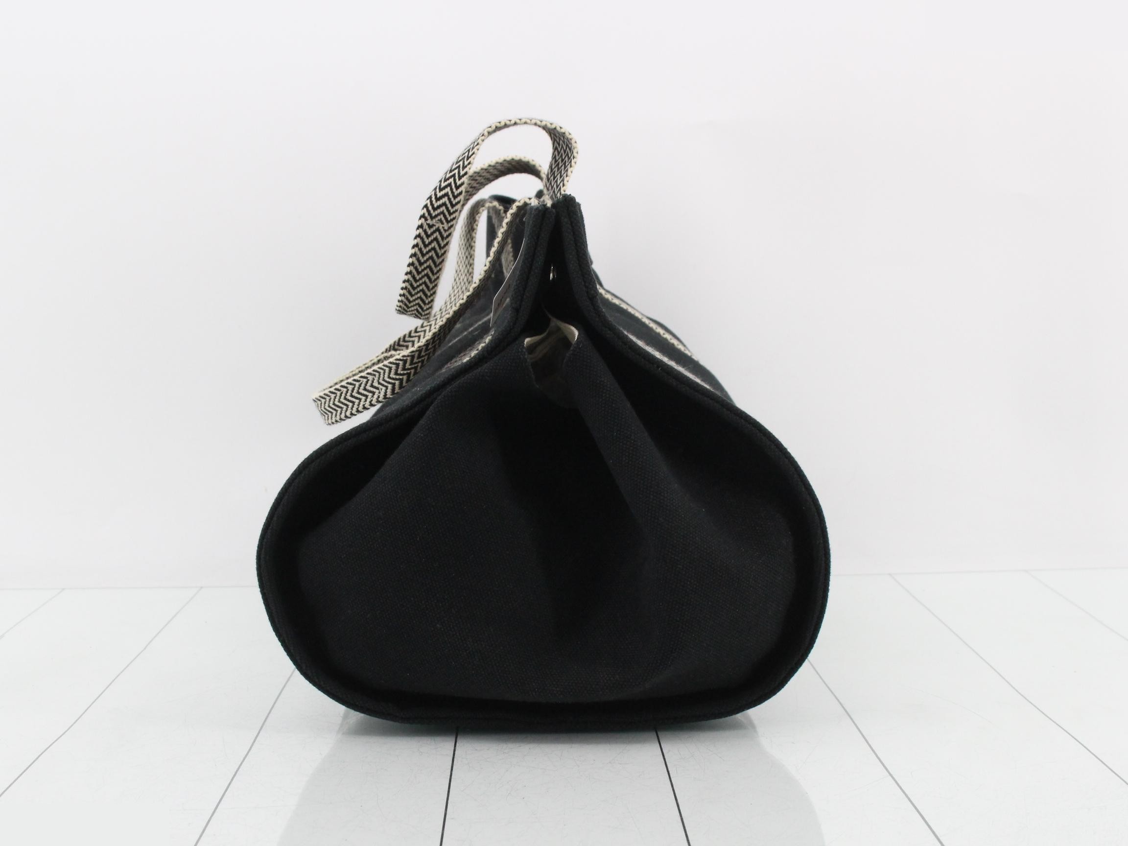 Hermès Cannes Black Canvas — view 3