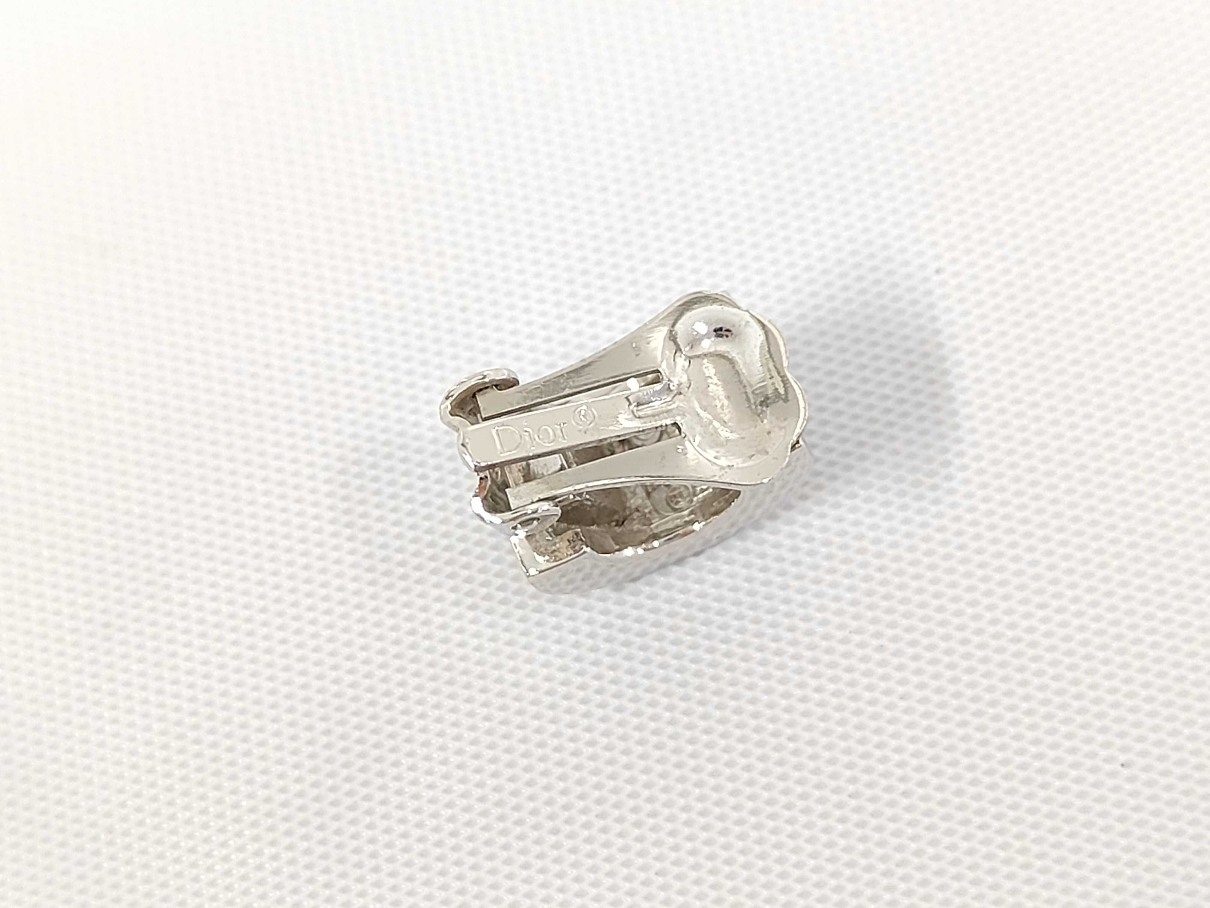 Christian CD Logo Rhinestone Earrings — view 3