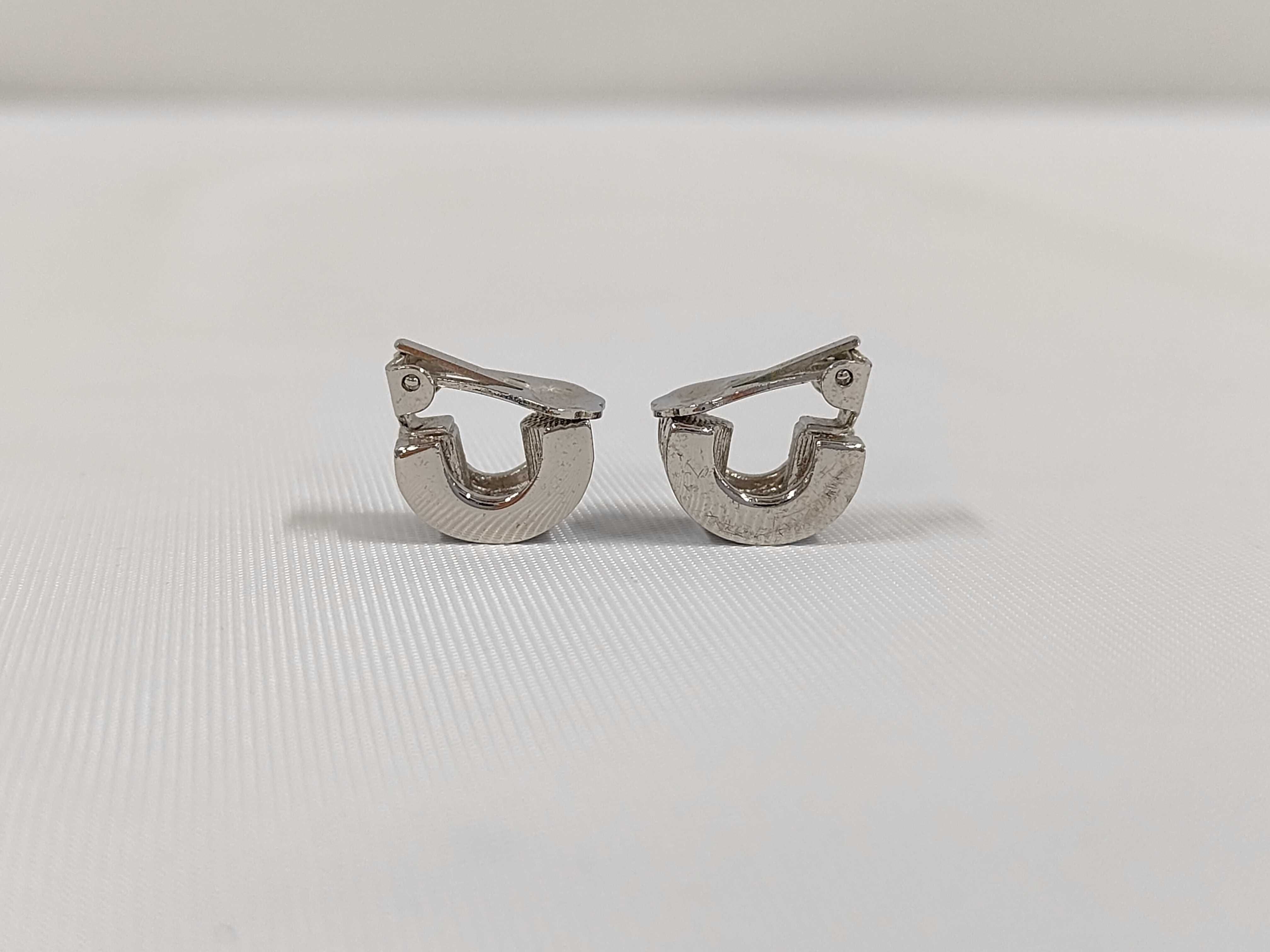 Christian CD Logo Rhinestone Earrings — view 4