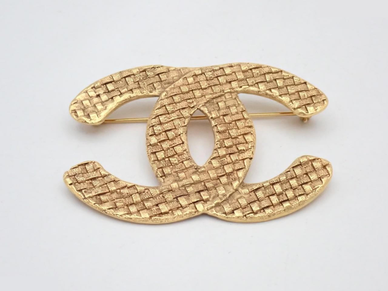 Coco Mark Gold Brooch