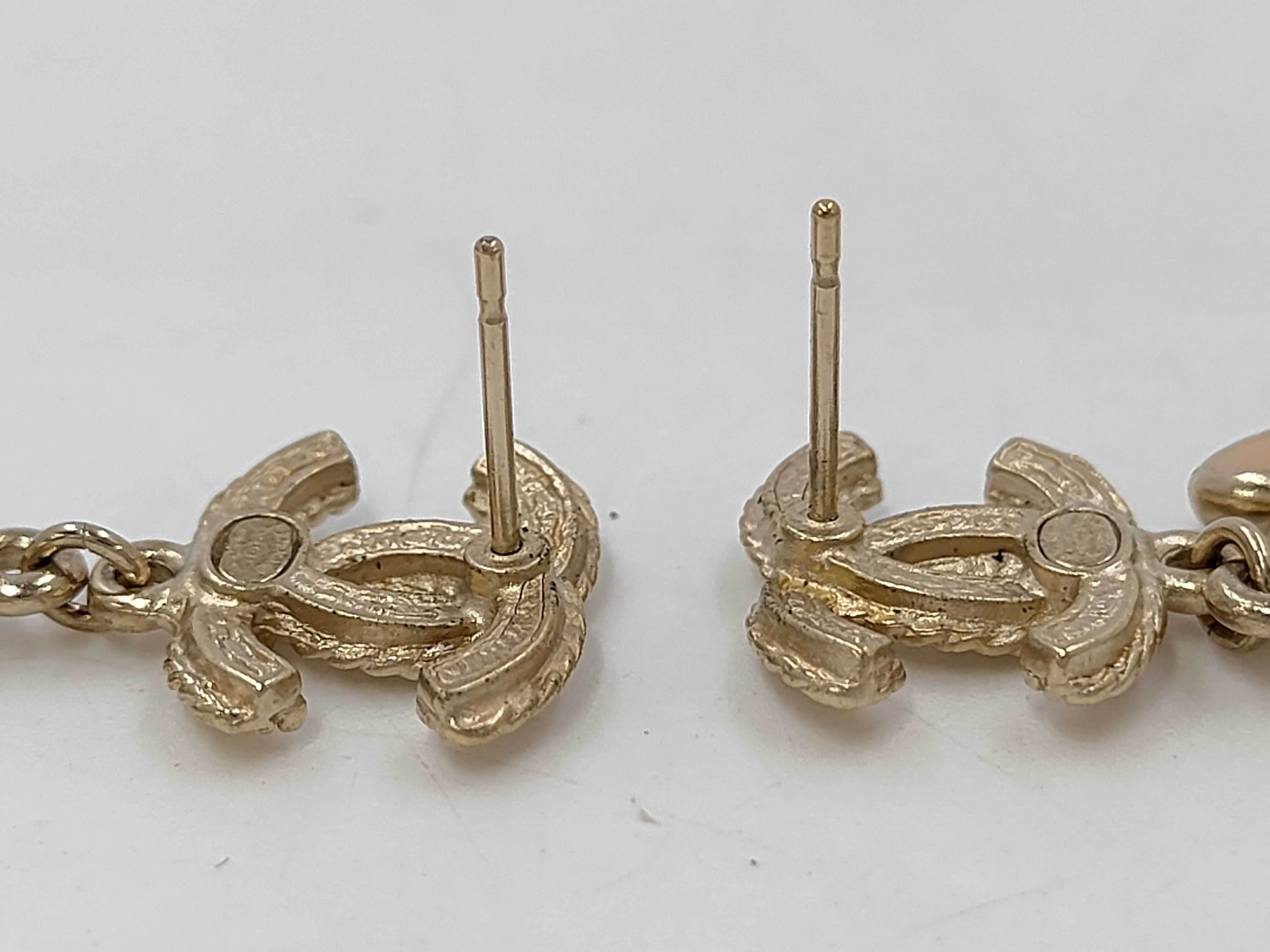Camellia Flower Coco Mark Earrings — view 5