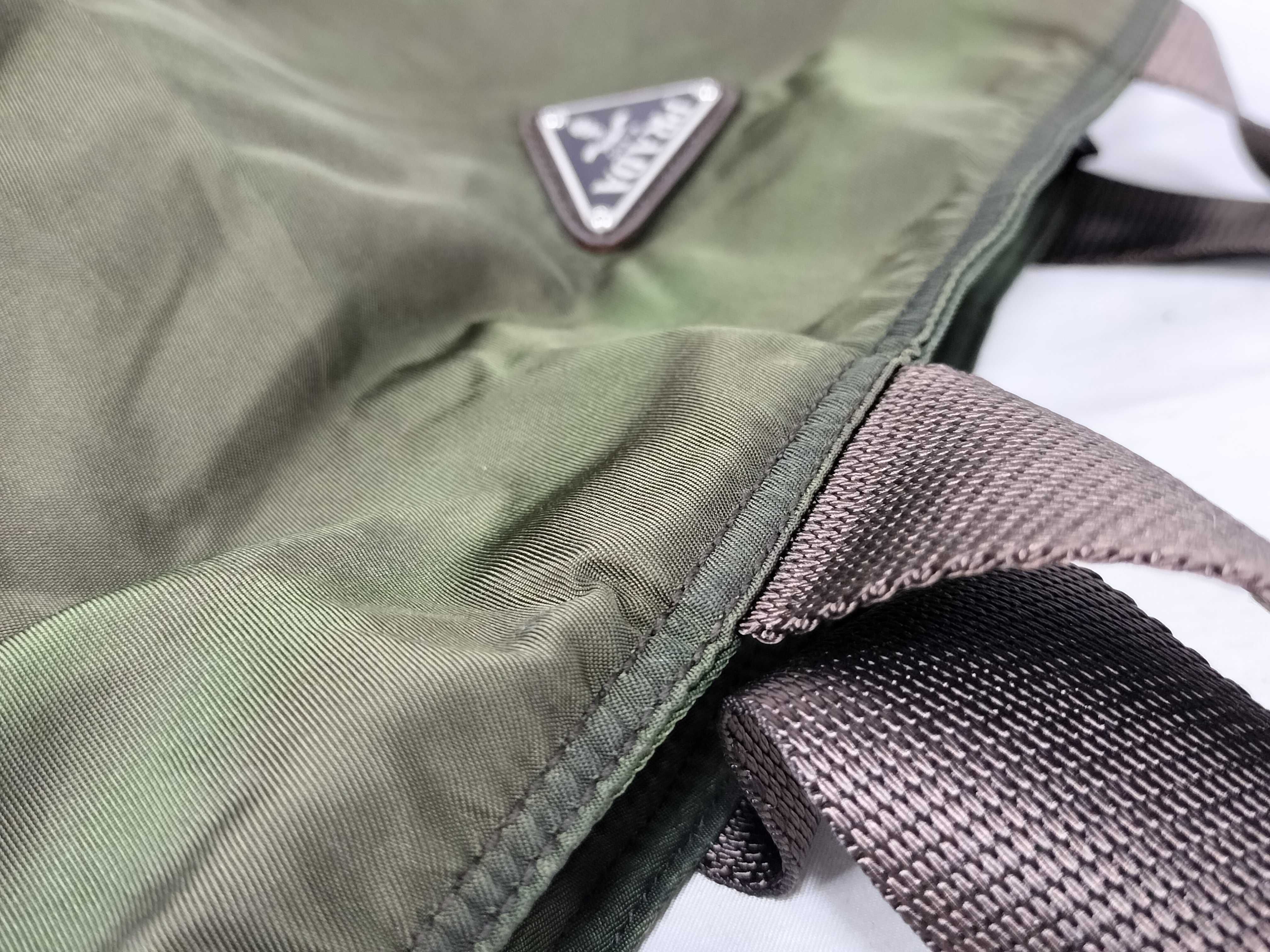 Nylon Prada Tote Bag Khaki Tote Bag — view 5