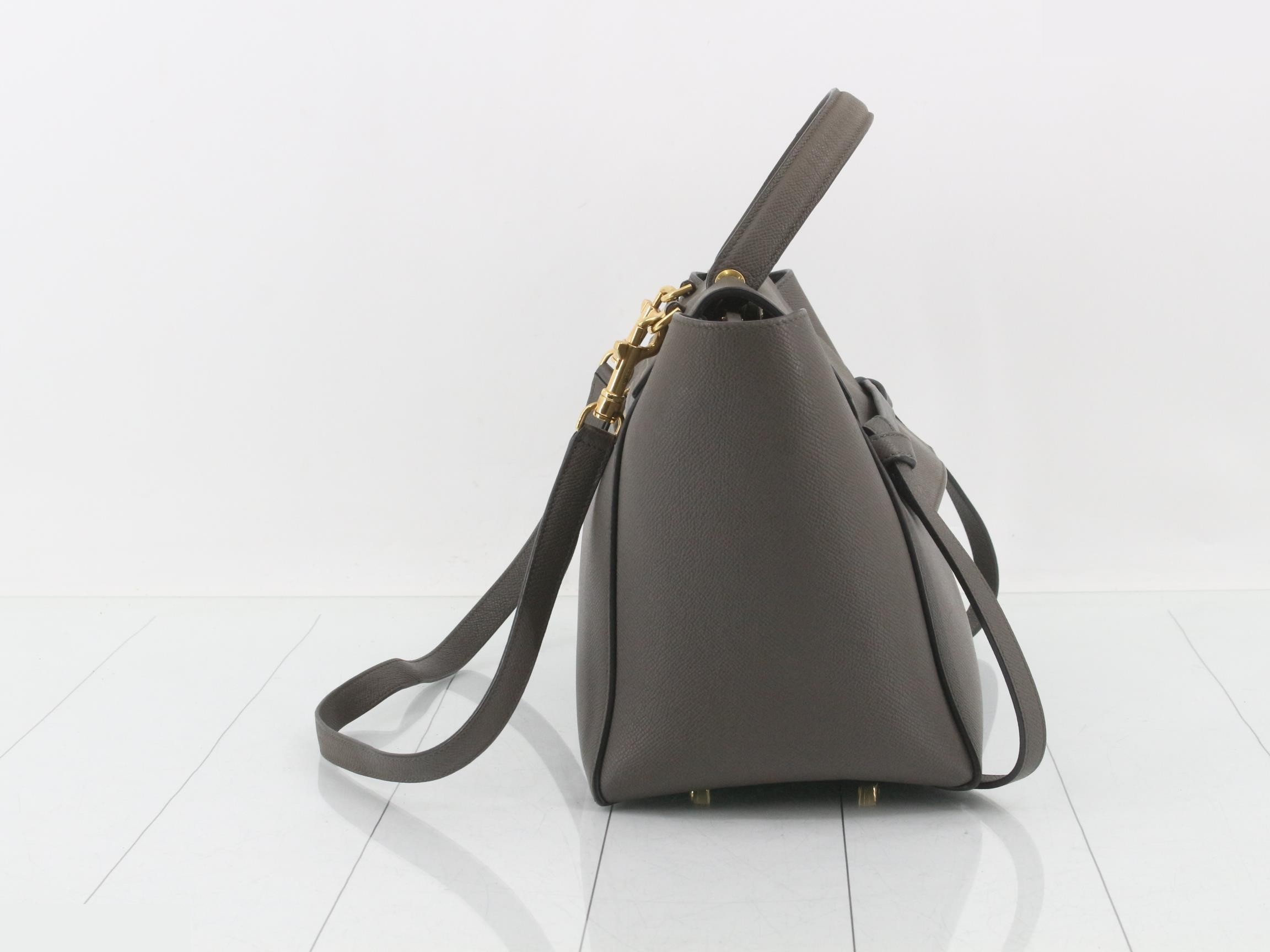 Belt bag, mini, leather, 2-way handbag — view 4