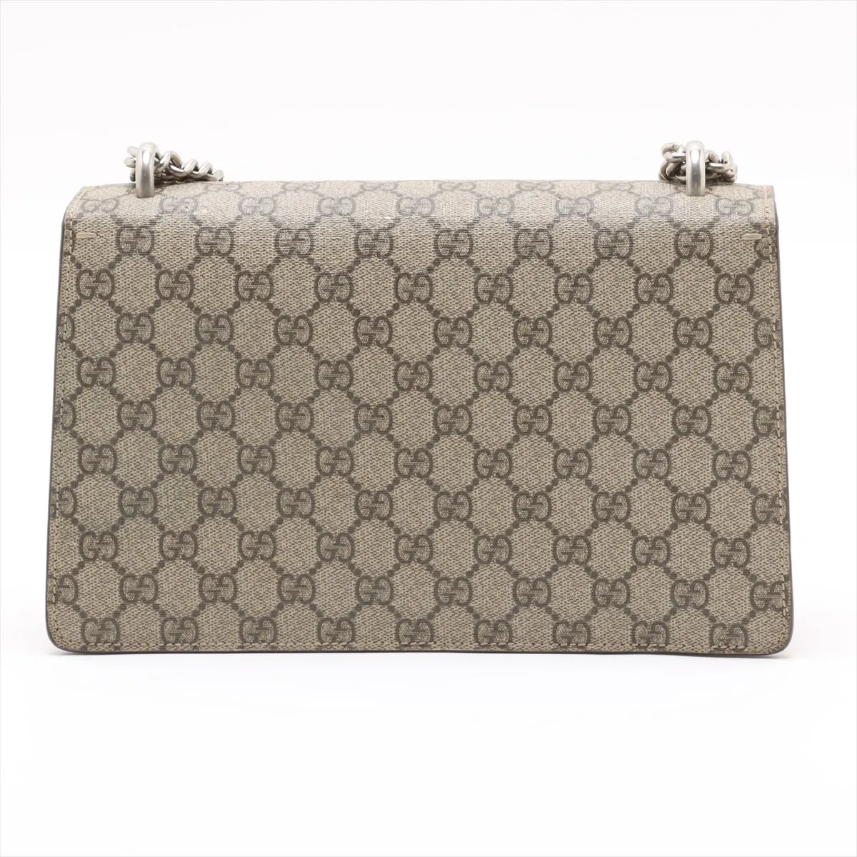 GG Supreme Dionysus PVC x Suede Chain Shoulder Bag Beige x Red 400249 — view 2