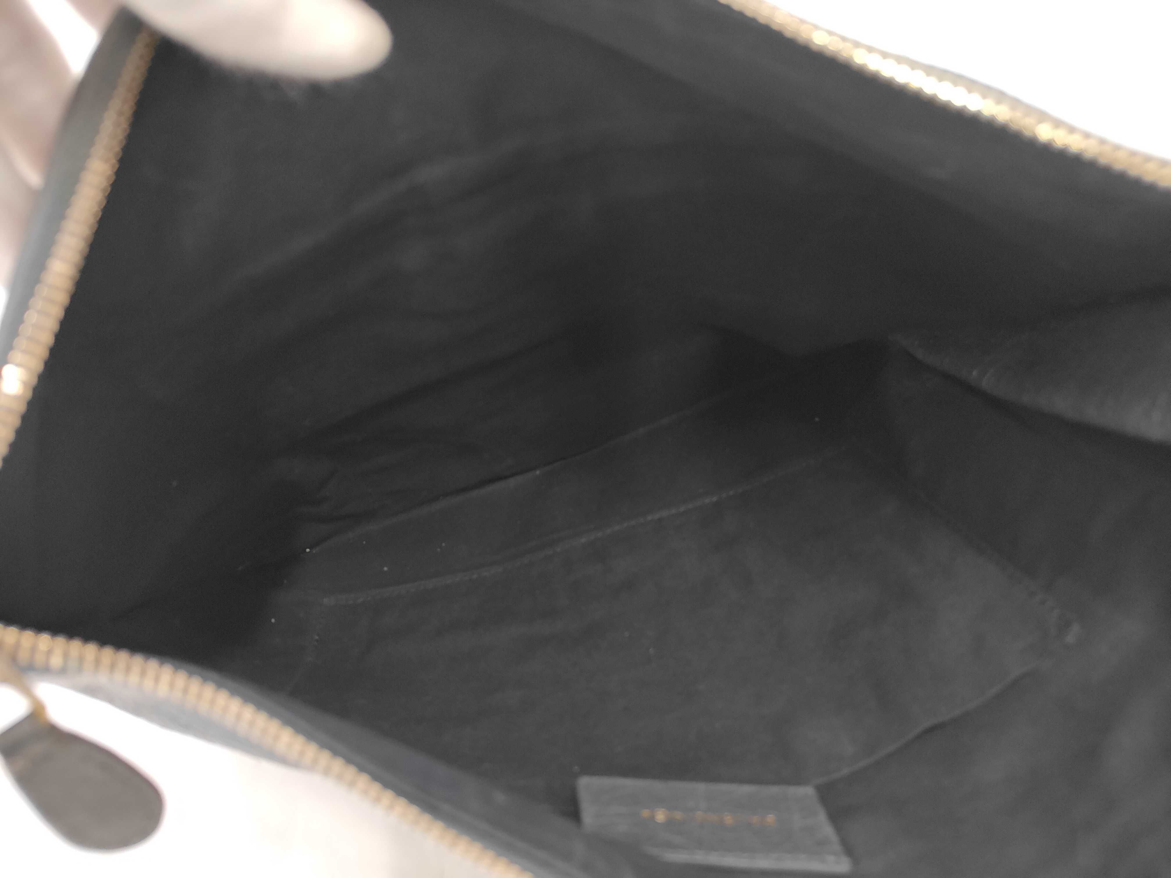 Black Leather Clutch Bag — view 7