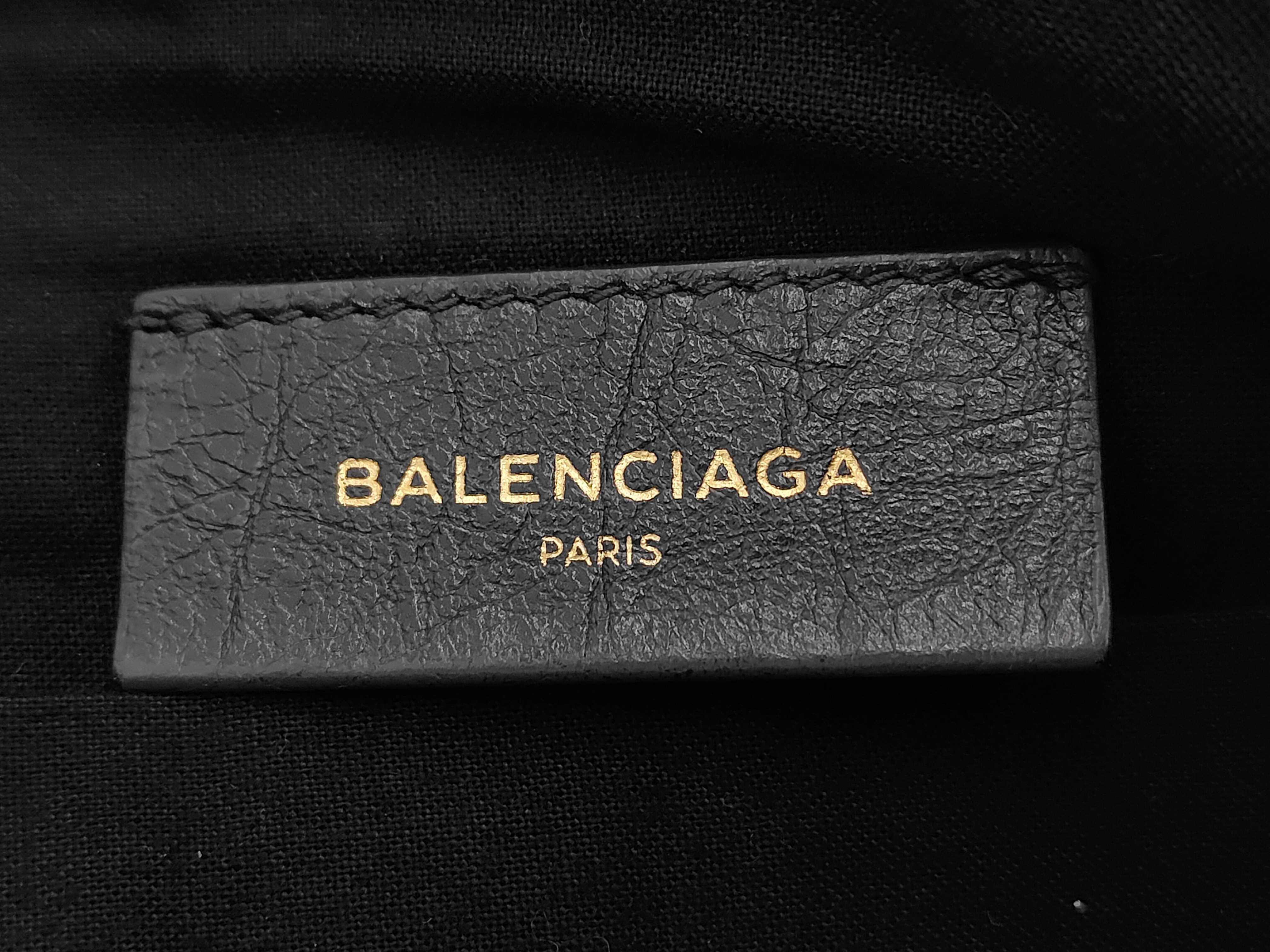 Black Leather Clutch Bag — view 8