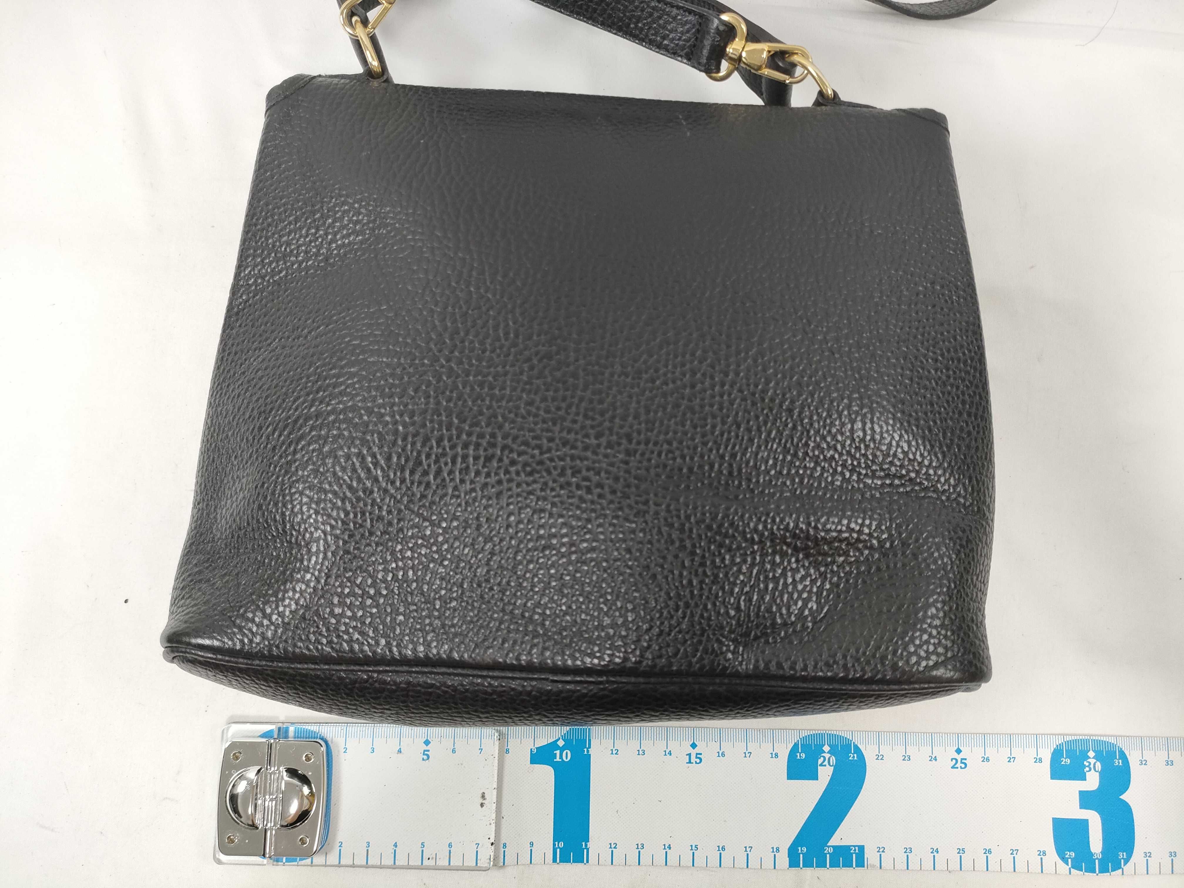Vintage Black 2-Way Shoulder Handbag — view 2