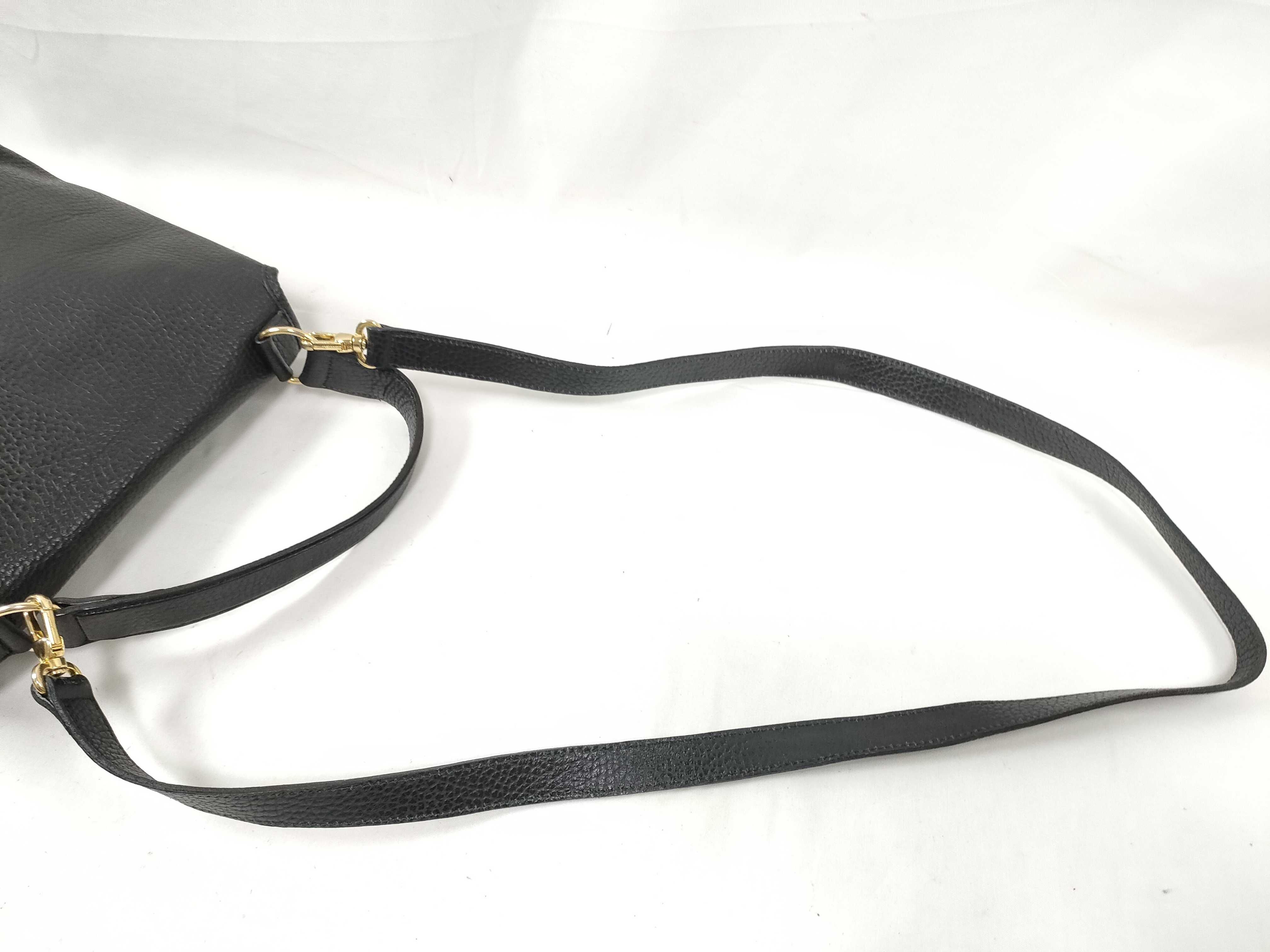 Vintage Black 2-Way Shoulder Handbag — view 5