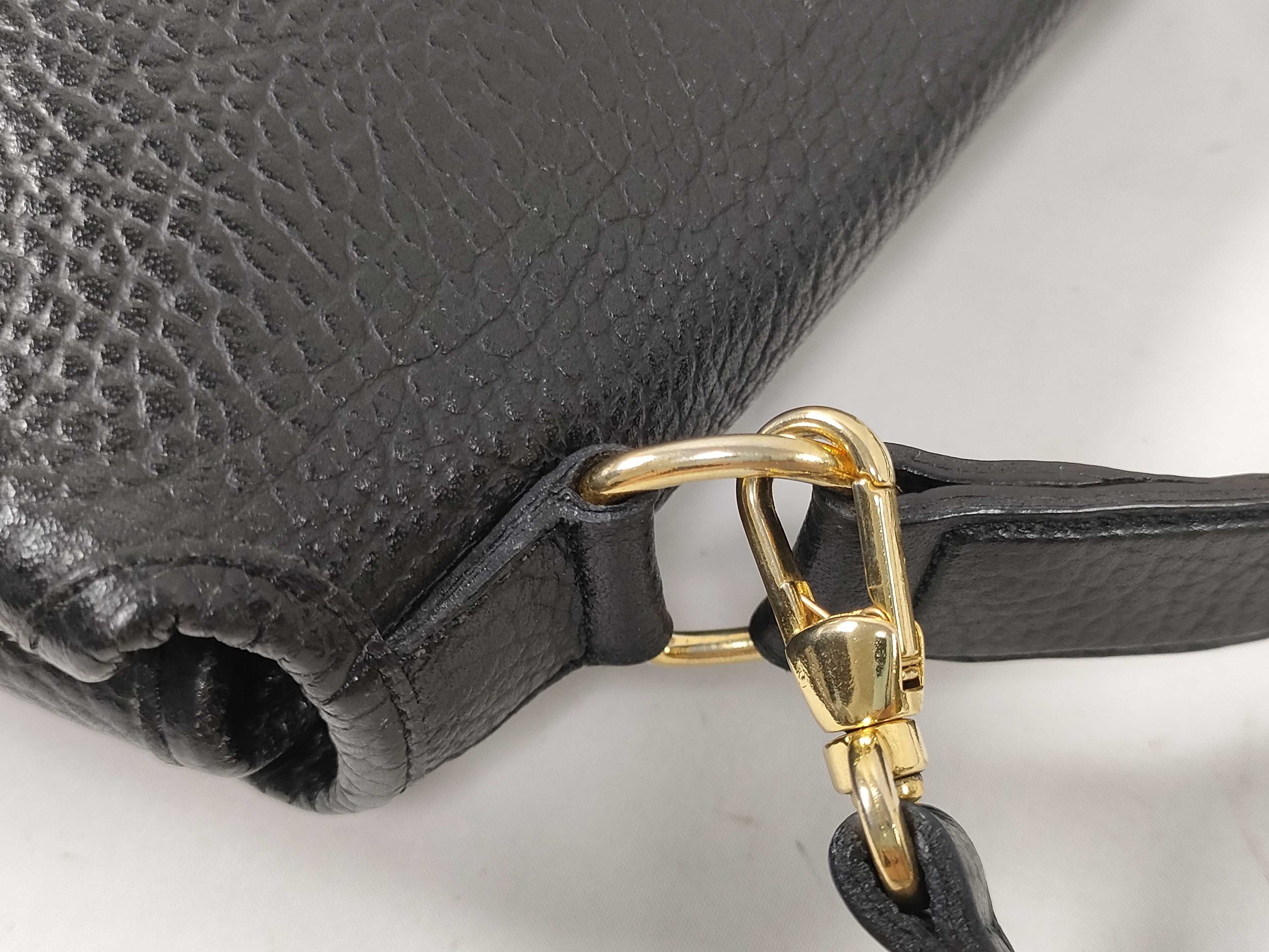 Vintage Black 2-Way Shoulder Handbag — view 6