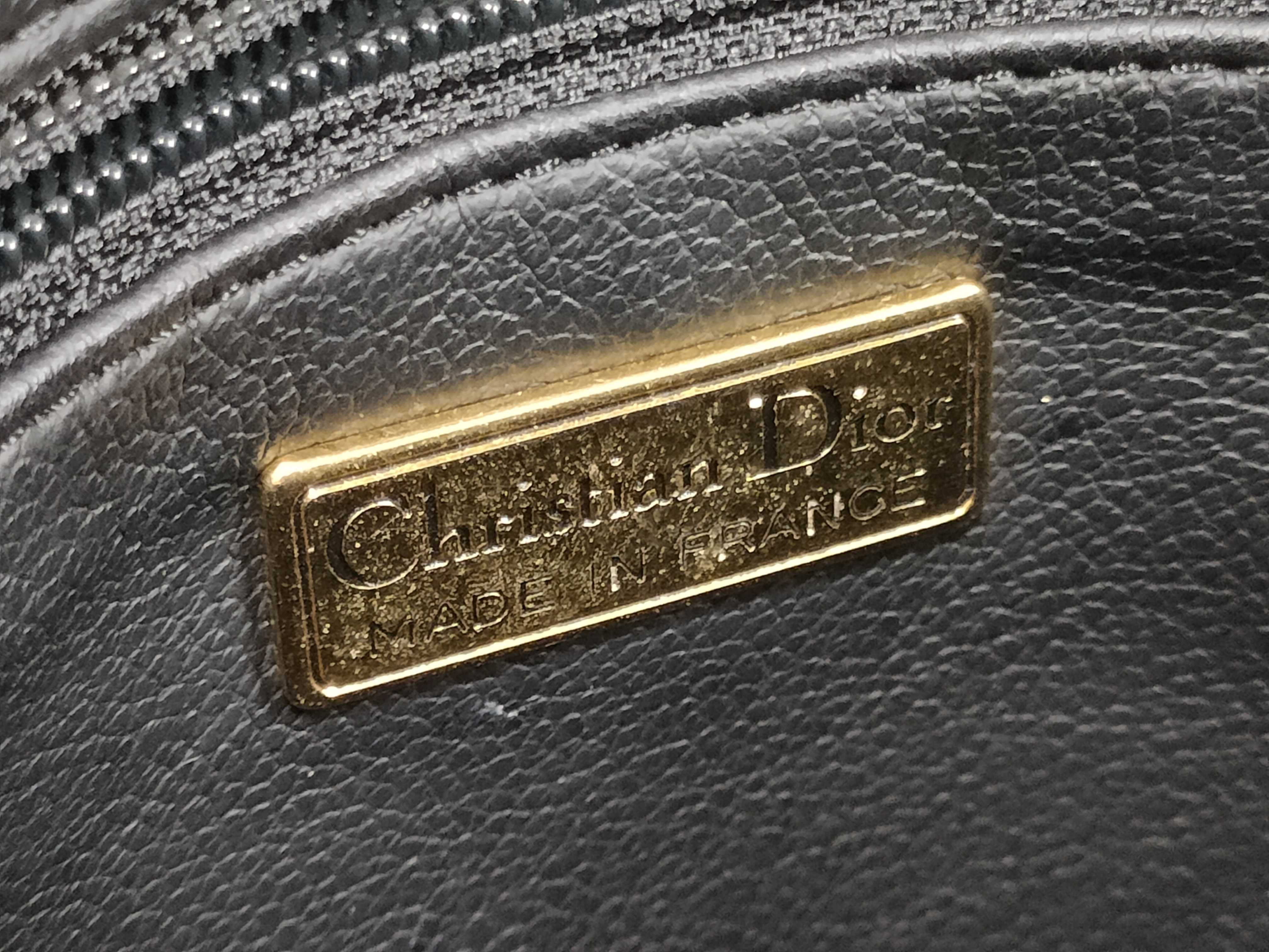 Vintage Black 2-Way Shoulder Handbag — view 10