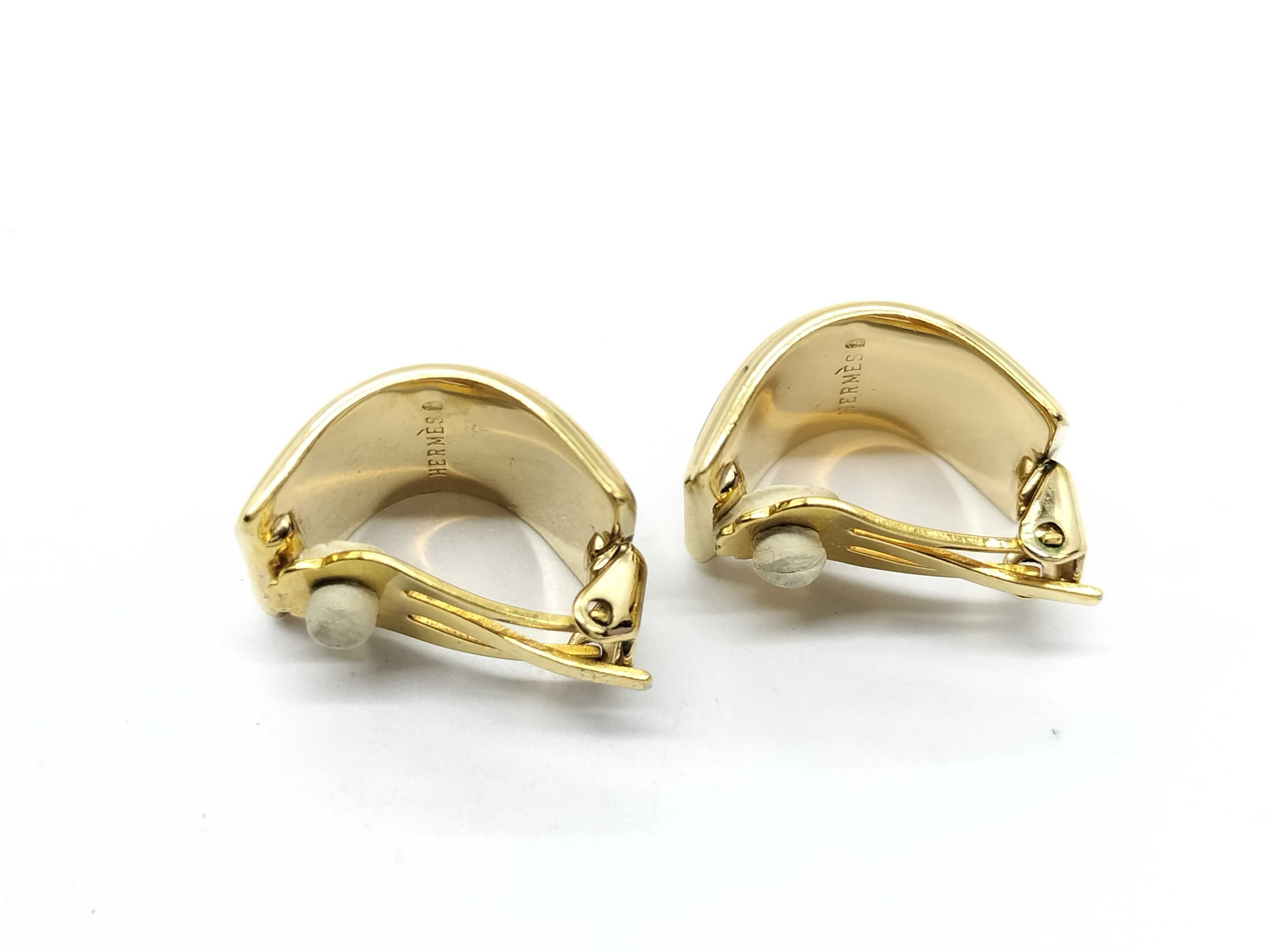Enamel Gold Earrings — view 3