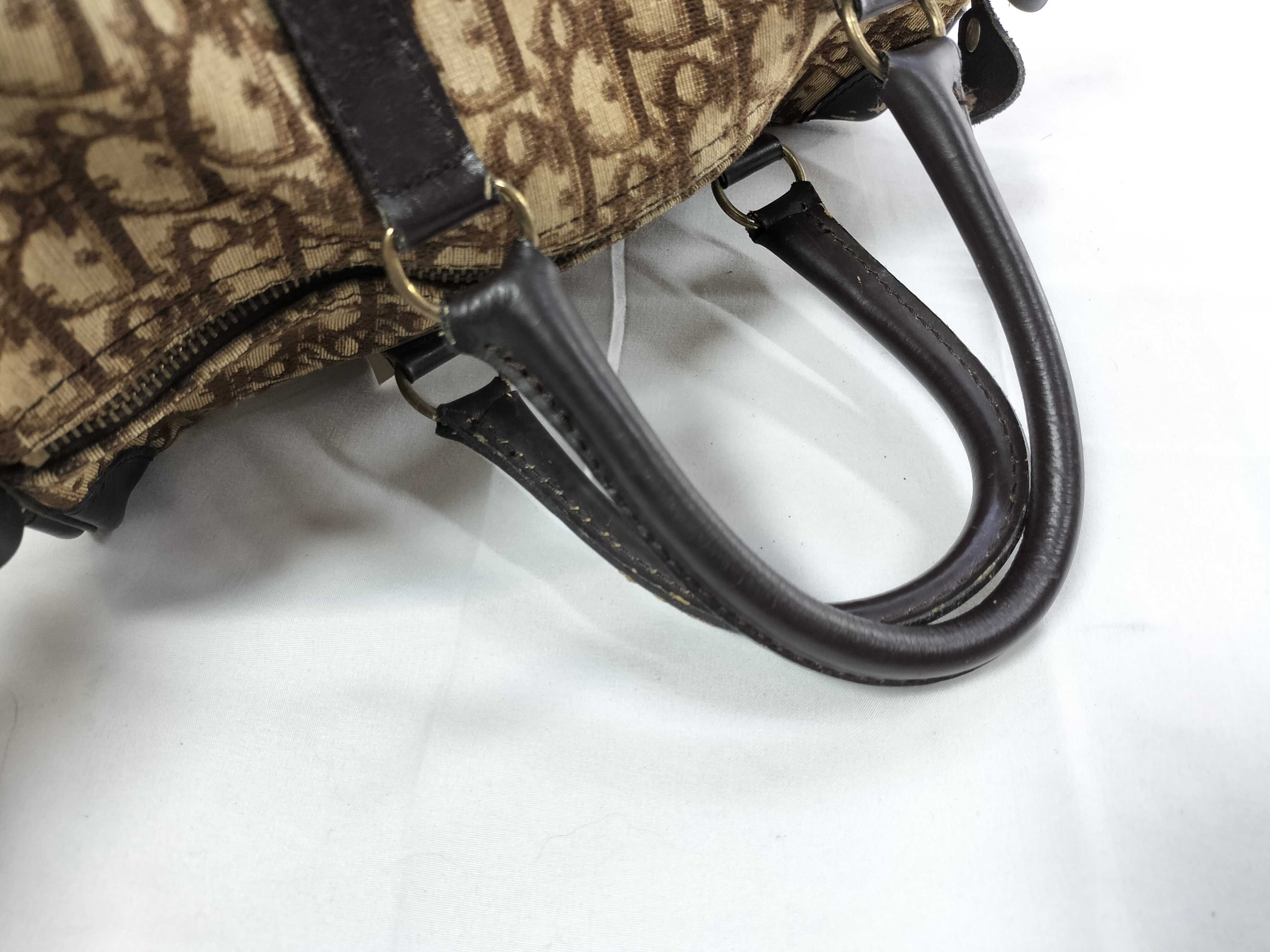 Trotter Mini Boston Bag, Brown Boston Bag — view 3