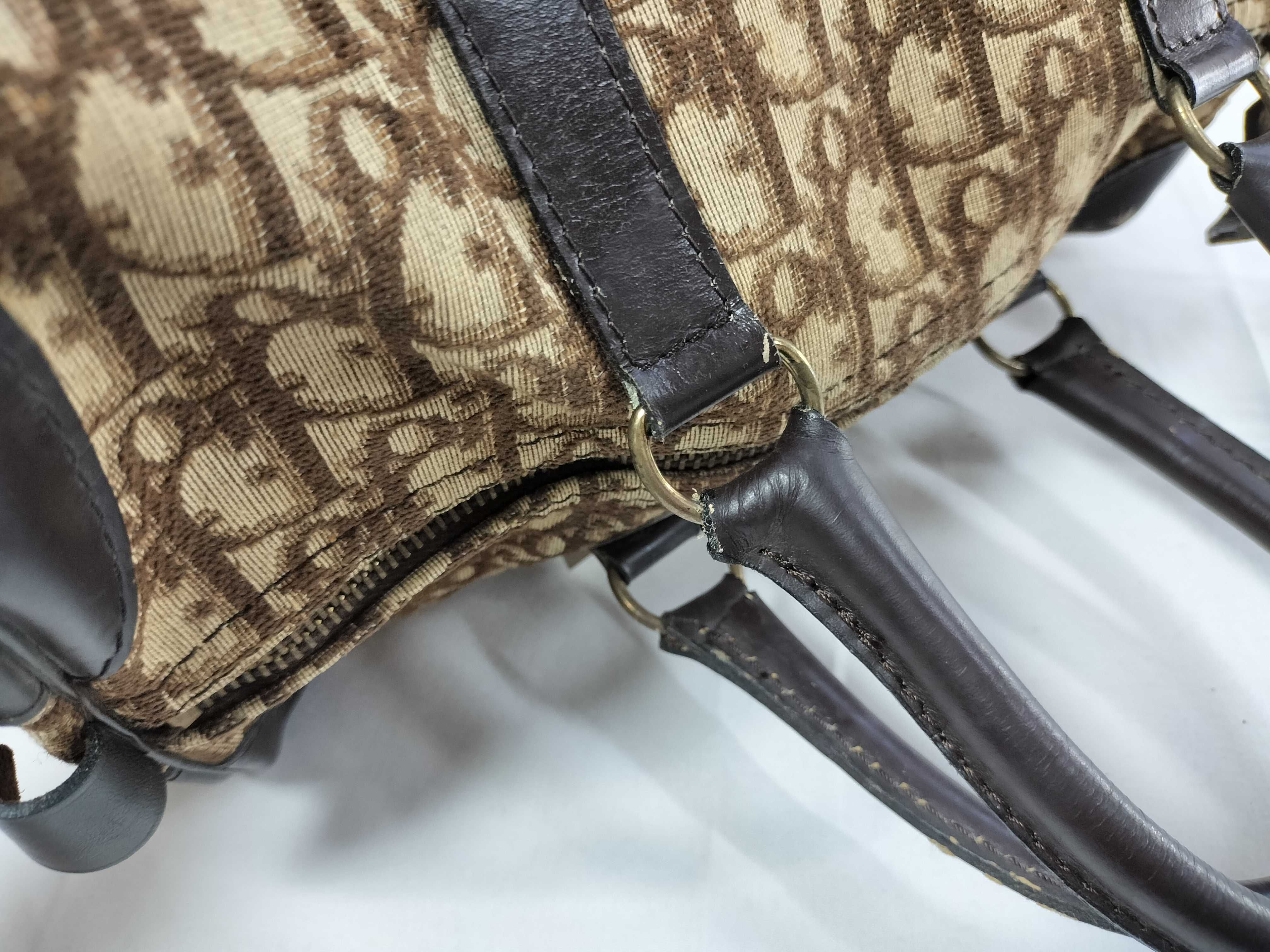 Trotter Mini Boston Bag, Brown Boston Bag — view 5