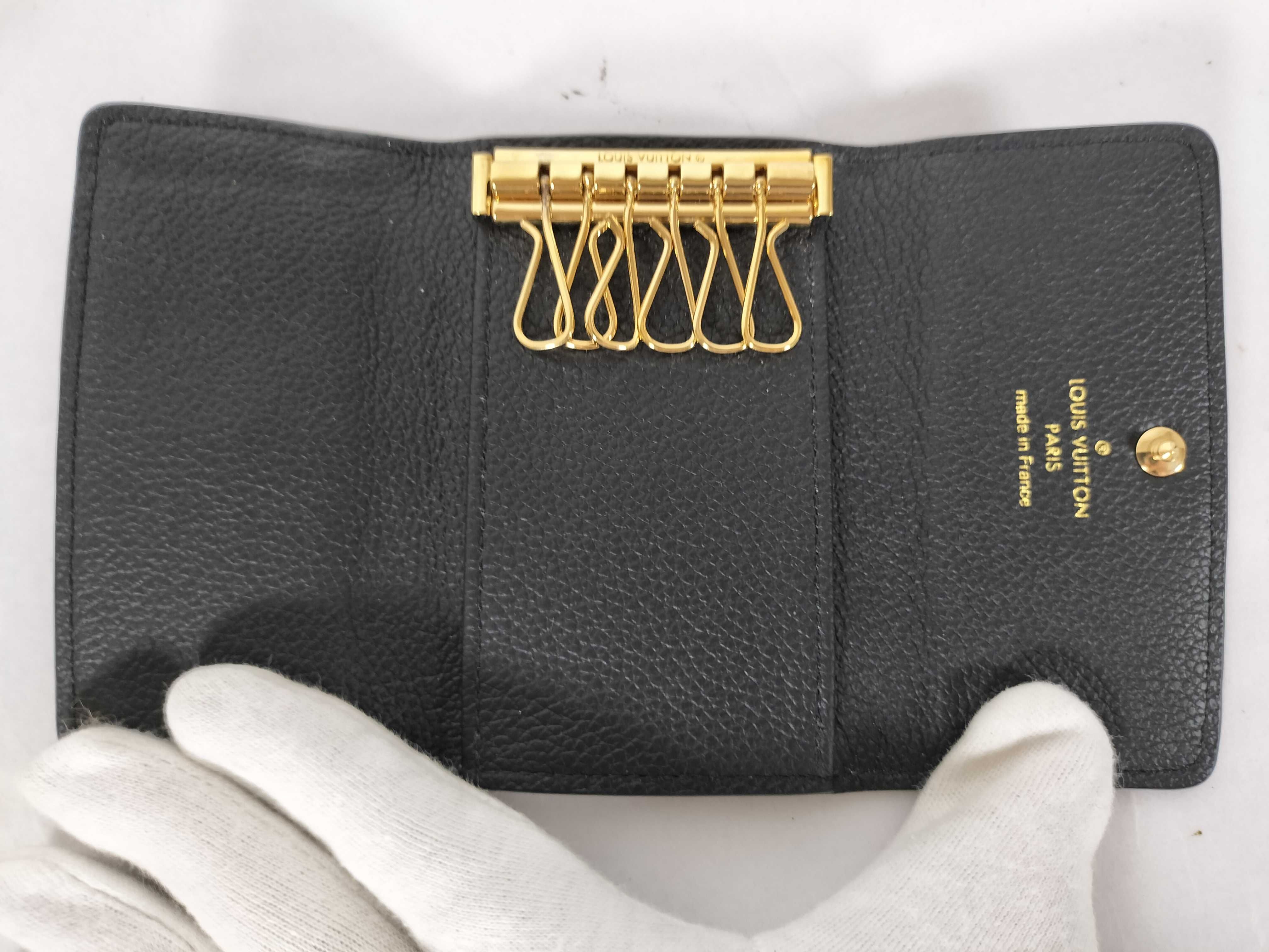 Monogram Empreinte Louis Vuitton Monogram Empreinte Noir Multicles 6 Key Case RFID Key Case — view 7