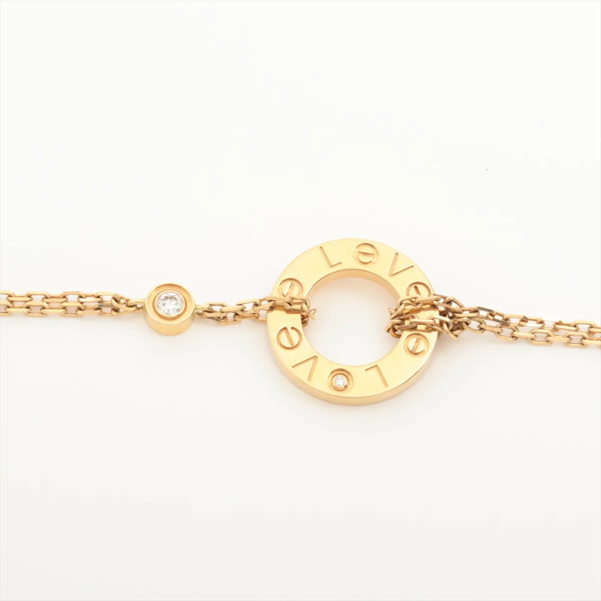 Love Circle 2P Diamond Bracelet 750(YG) 4.3g IRR297 Curette Small CRB6038300 — view 2