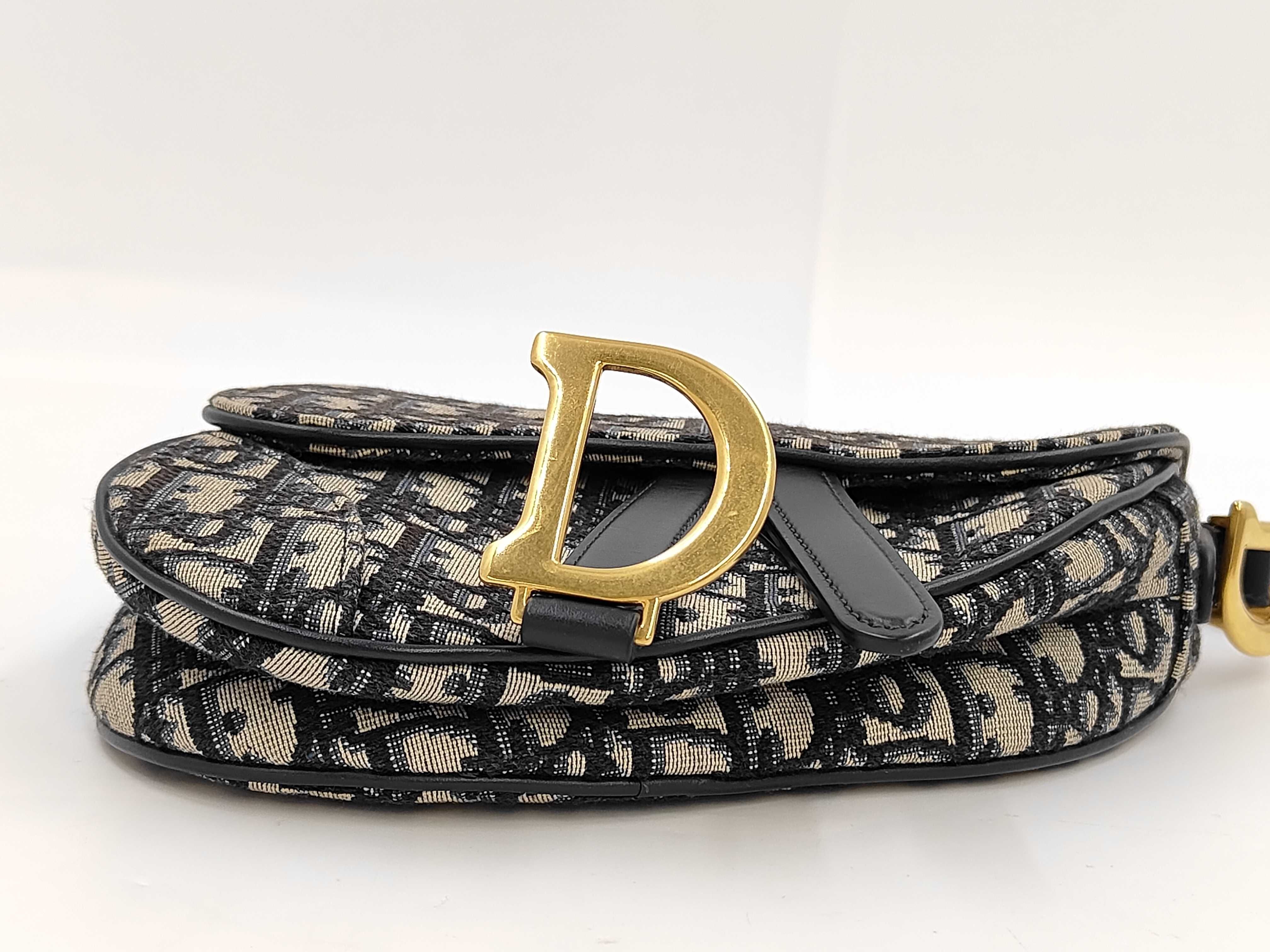 Oblique Saddle Handbag — view 4