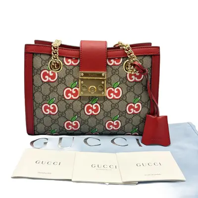 Padlock GG Apple Small Shoulder Bag