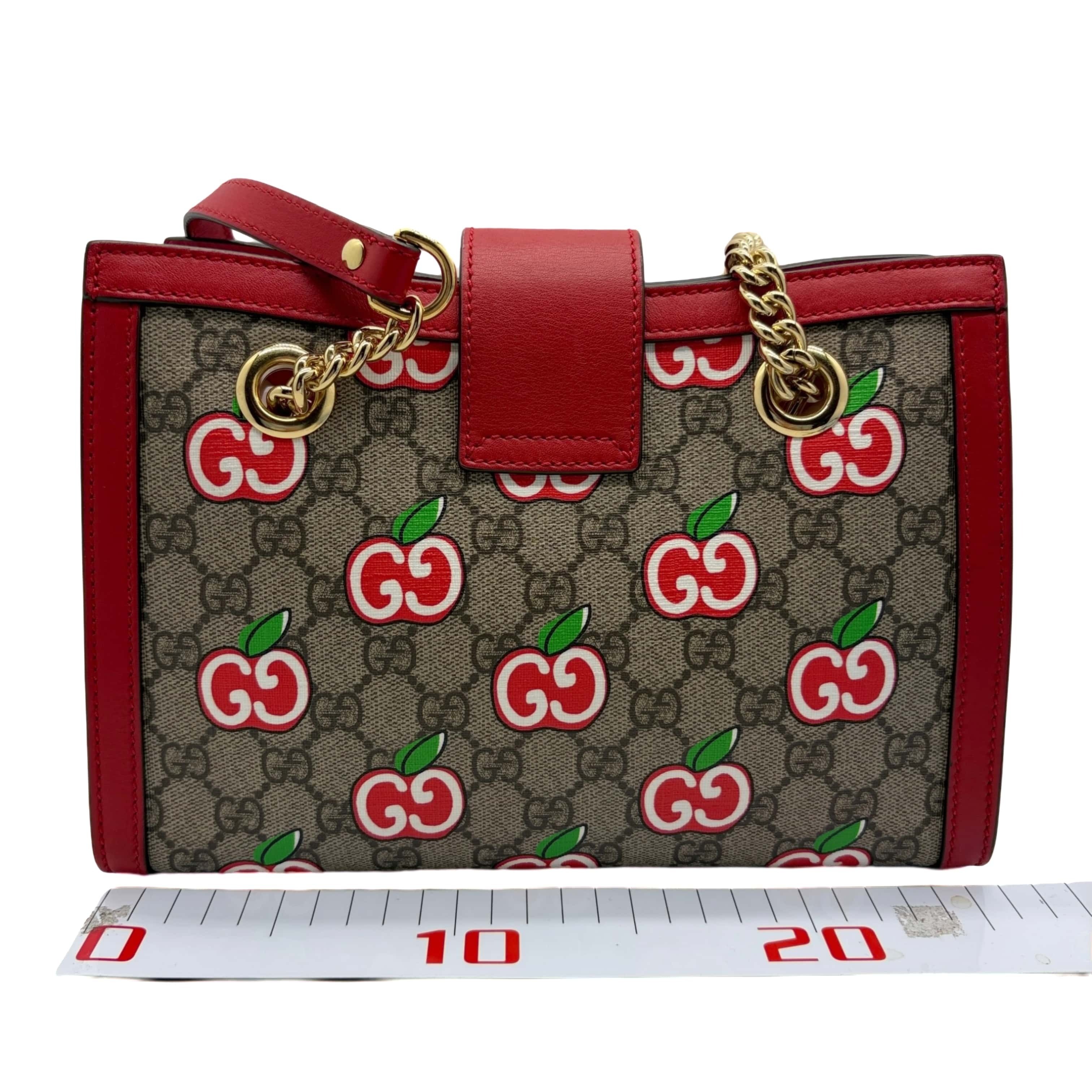 Padlock GG Apple Small Shoulder Bag — view 2