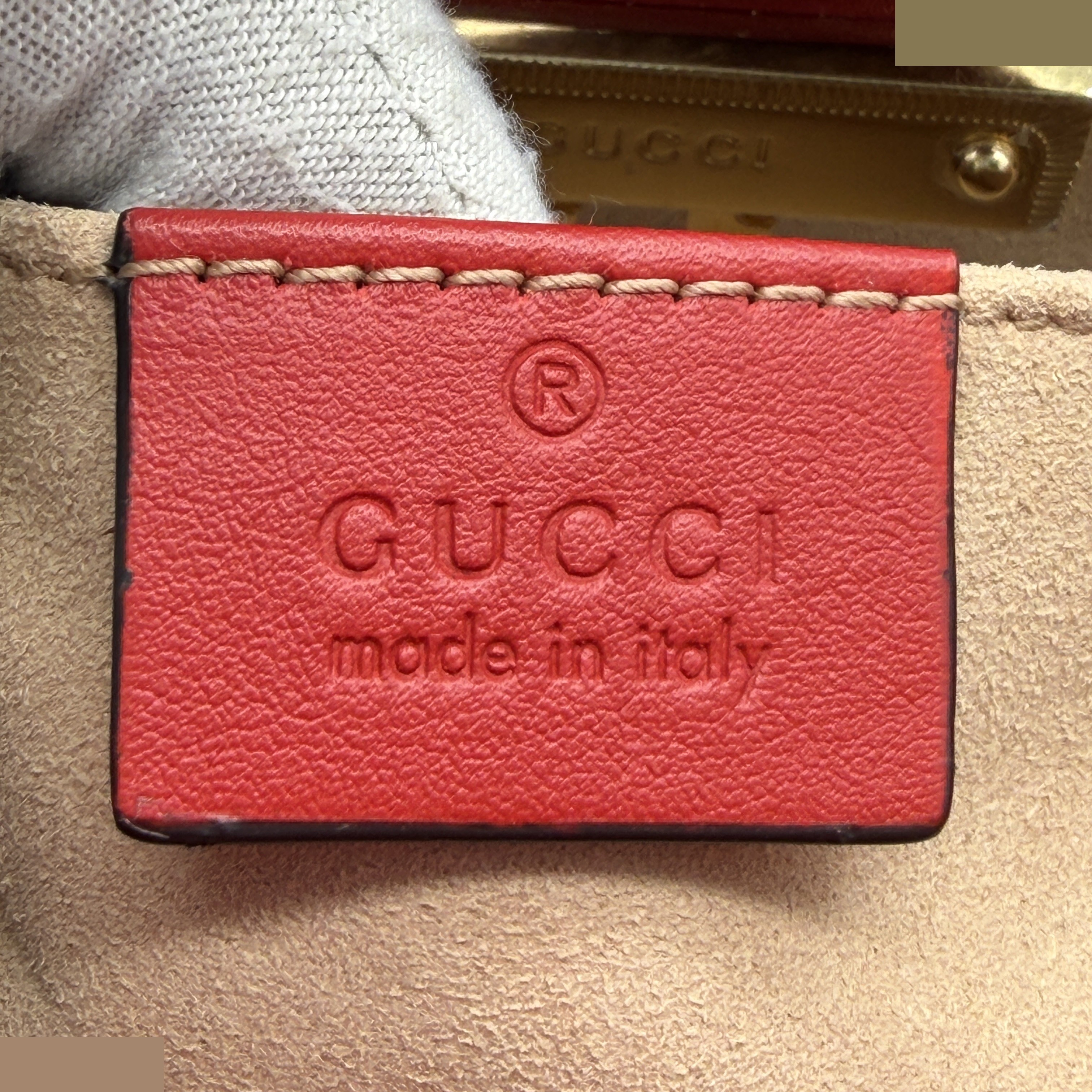 Padlock GG Apple Small Shoulder Bag — view 12